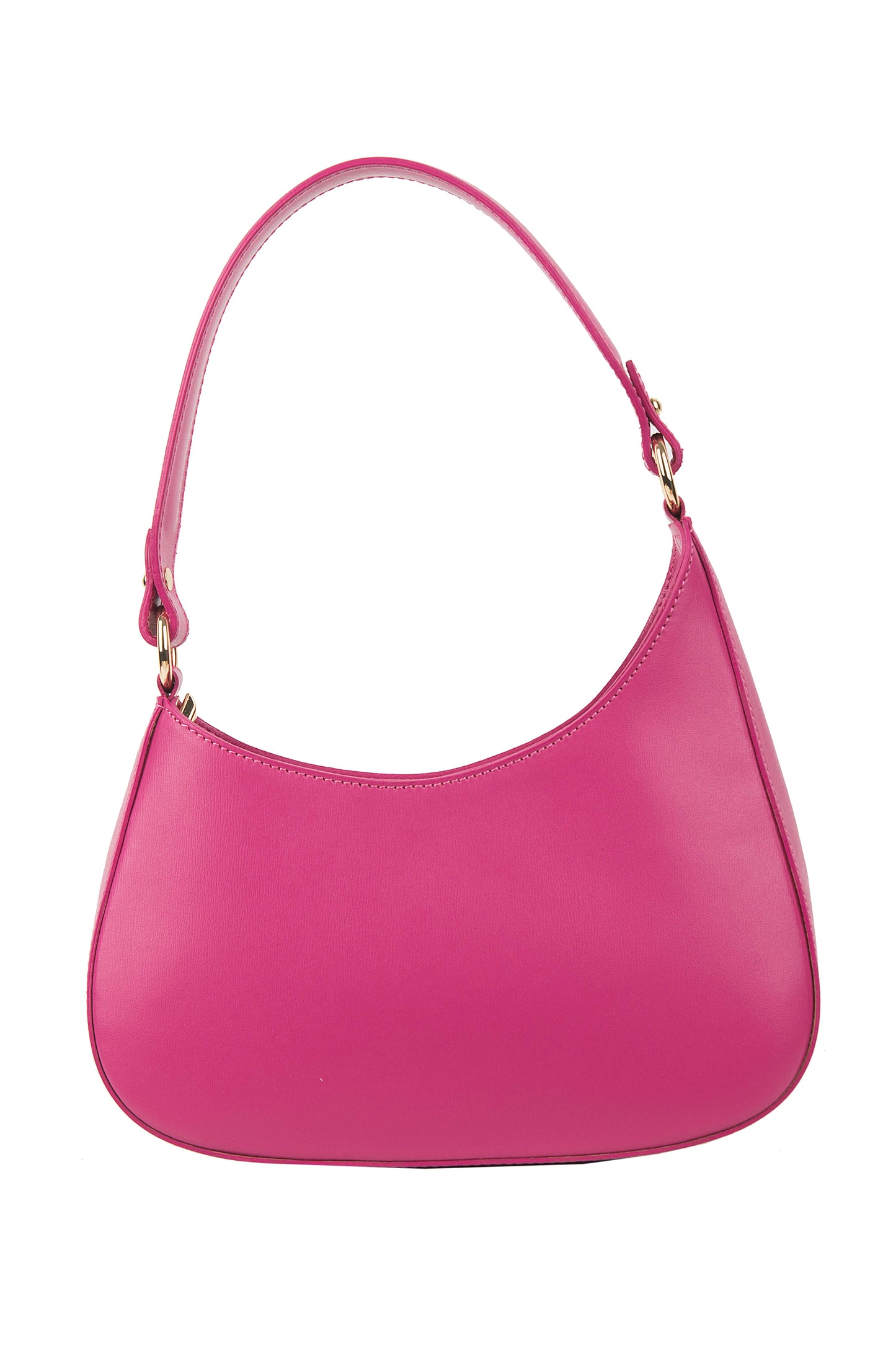 BORSA ELLE IN PELLE FUCSIA