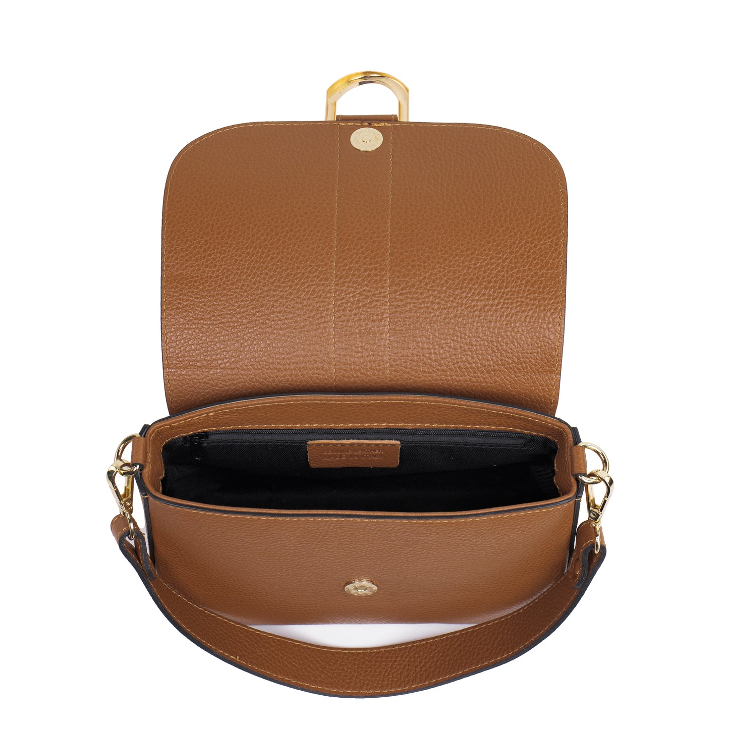 BORSA SCARLET IN PELLE CUOIO