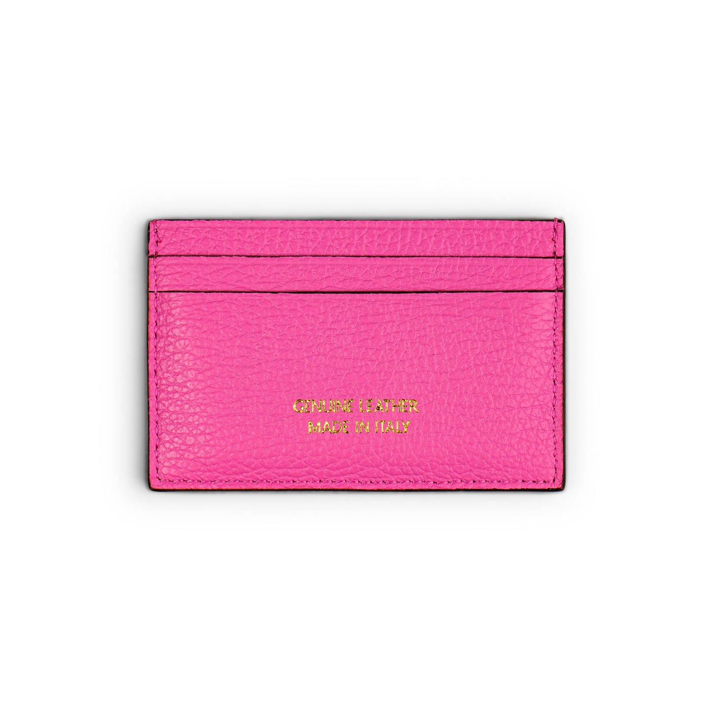 PORTACARTE DIXIE IN VERA PELLE FUXIA