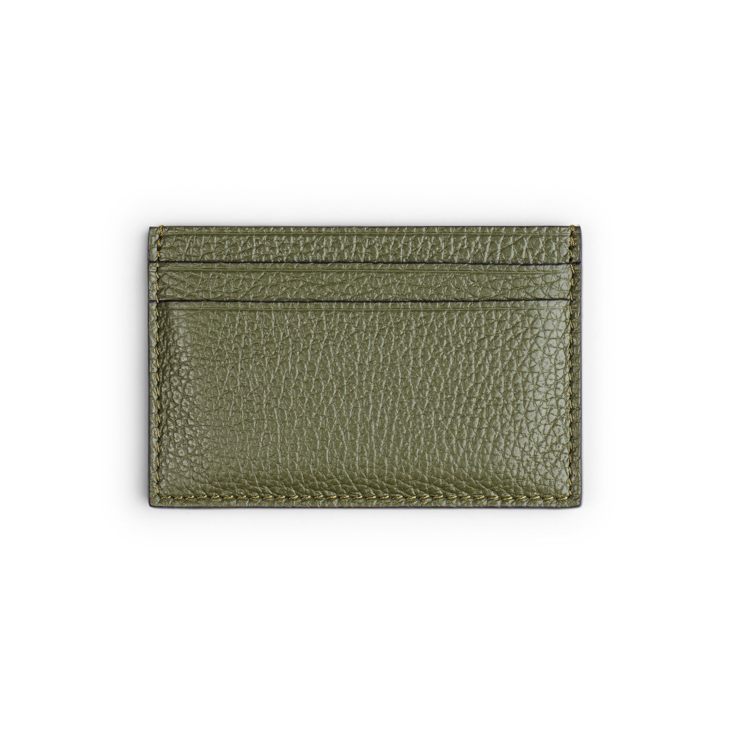 PORTACARTE DIXIE IN VERA PELLE VERDE MILITARE