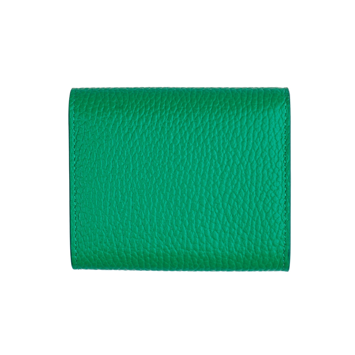 PORTACARTE IRIS IN VERA PELLE VERDE