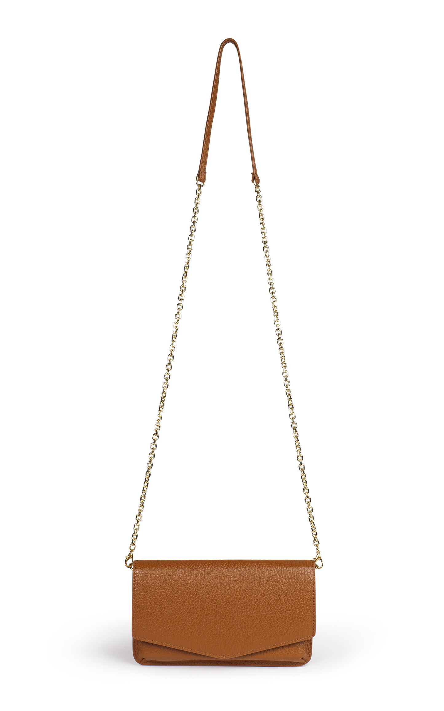 BORSA KYLIE IN VERA PELLE CUOIO