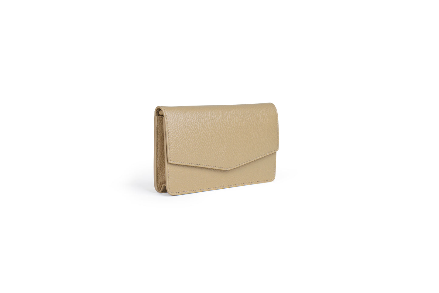 BORSA KETTY IN VERA PELLE TAUPE