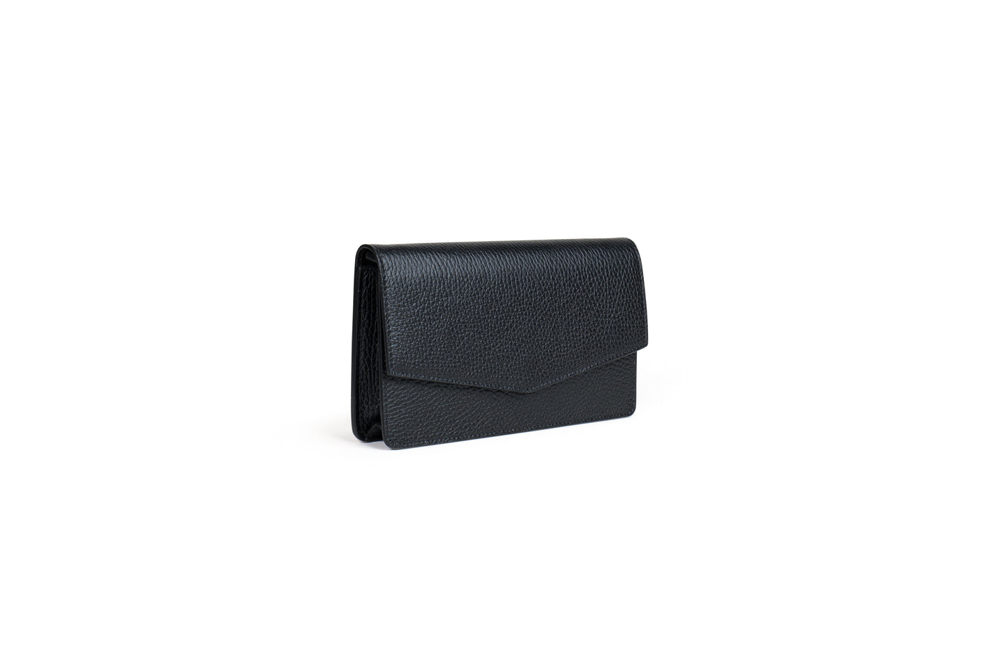 BORSA KETTY IN VERA PELLE NERO