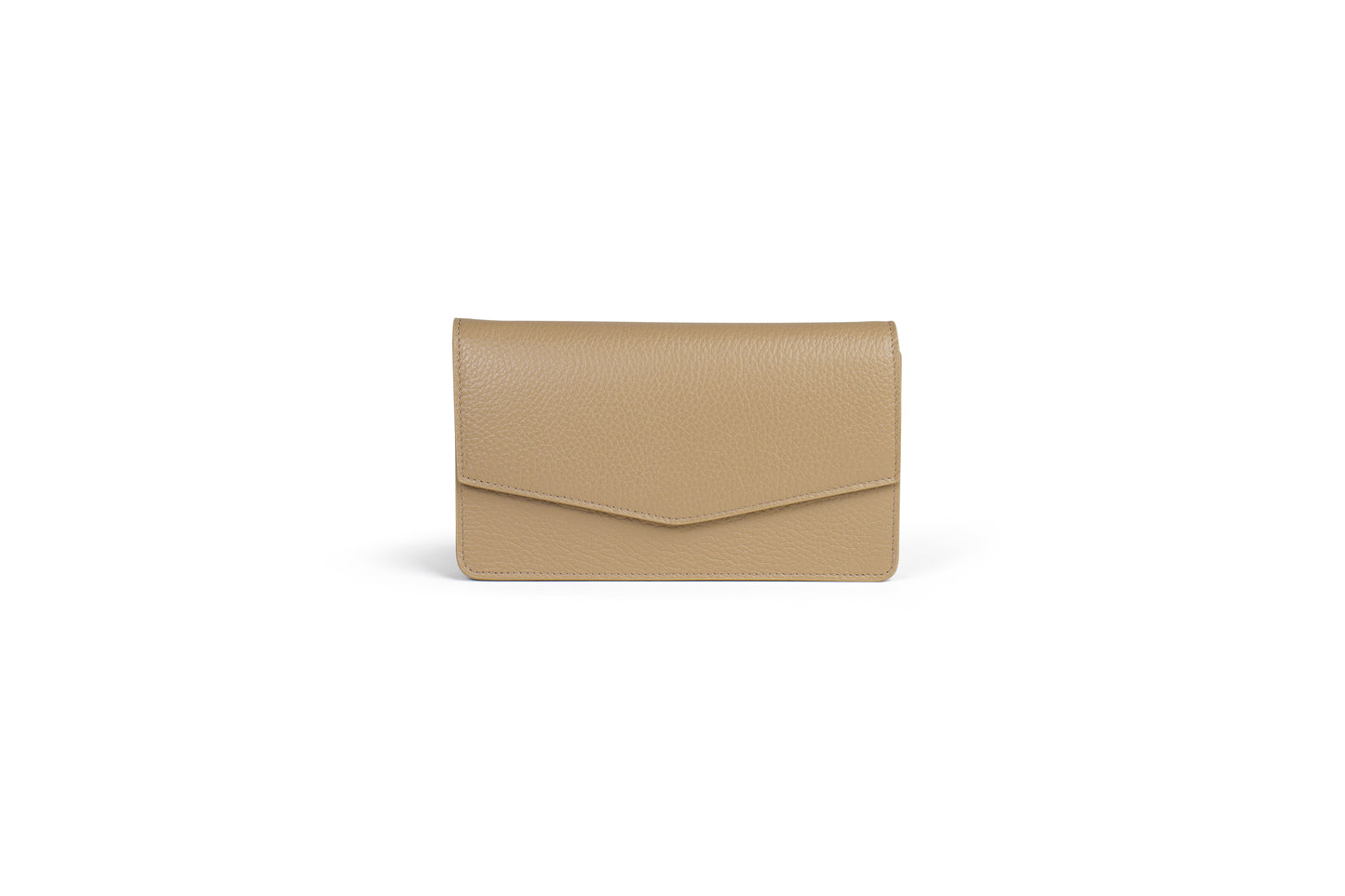 BORSA KETTY IN VERA PELLE TAUPE