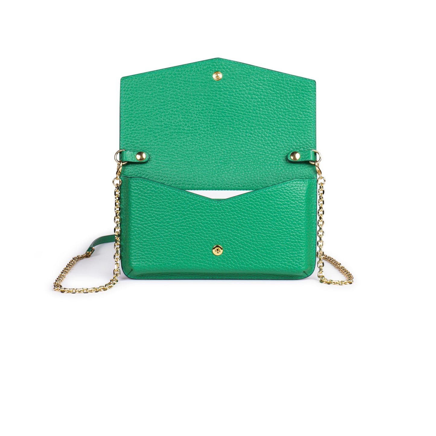 BORSA KYLIE IN VERA PELLE VERDE