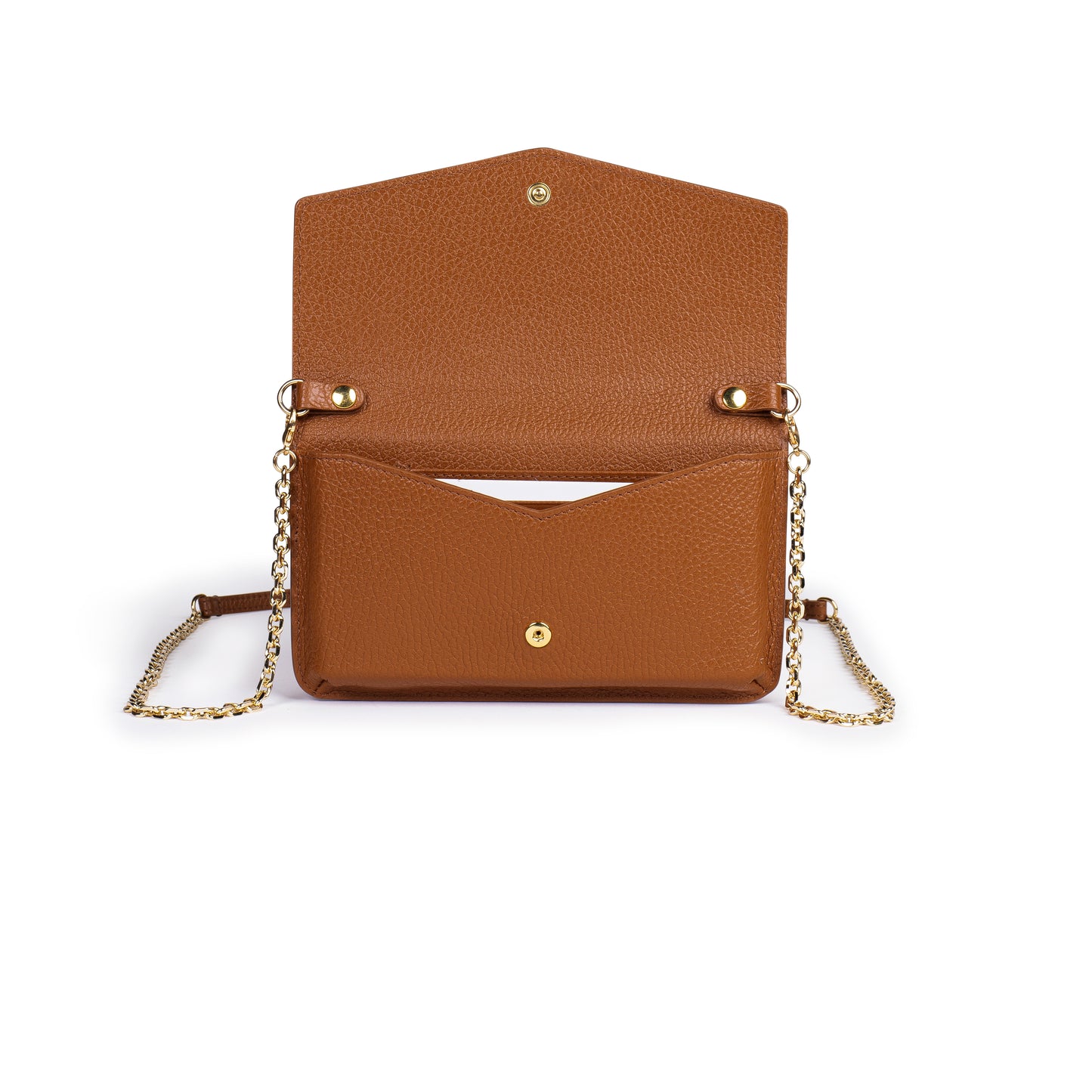 BORSA KYLIE IN VERA PELLE CUOIO