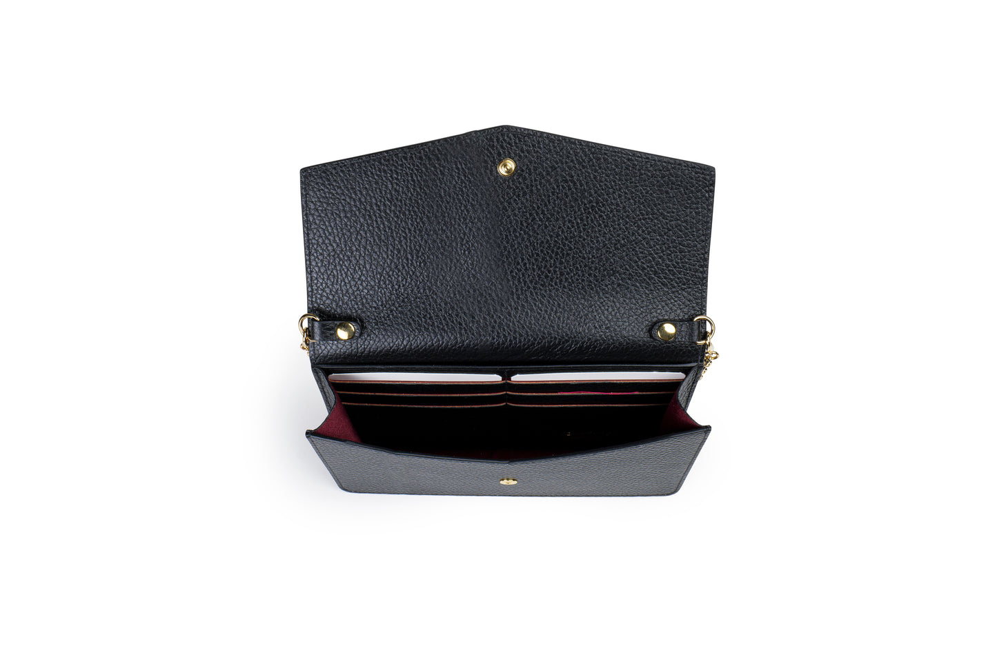 BORSA KETTY IN VERA PELLE NERO