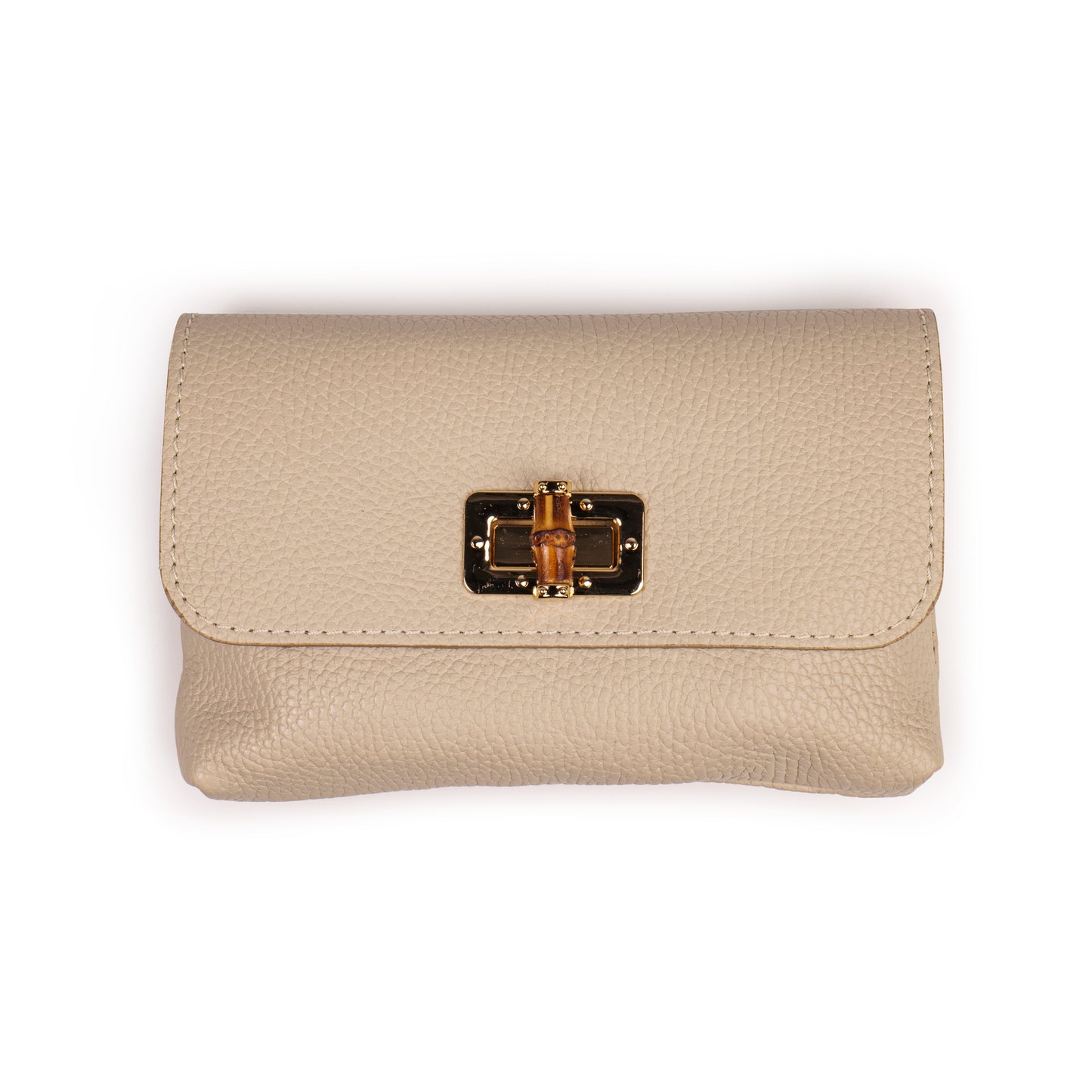 BORSA VICKY IN VERA PELLE TAUPE