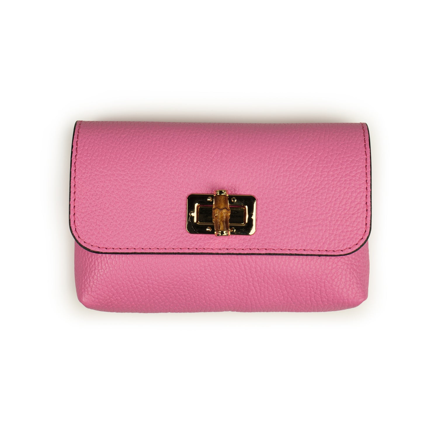 BORSA VICKY IN VERA PELLE ROSA BUBBLE