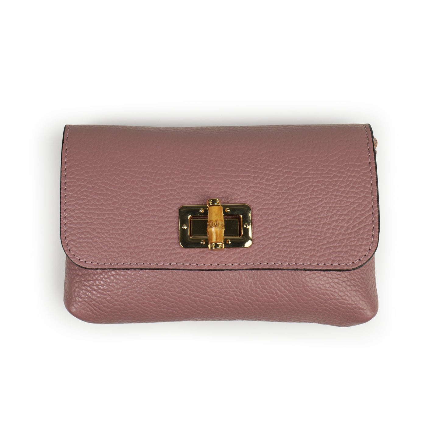 BORSA VICKY IN VERA PELLE ROSA ANTICO