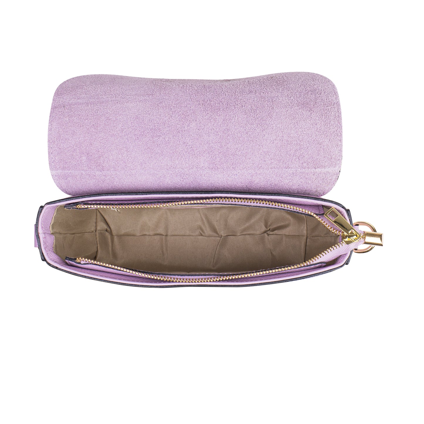 BORSA GRACE IN VERA PELLE LILLA