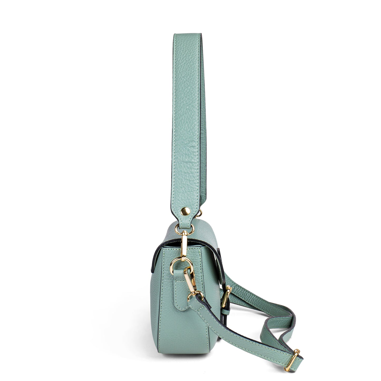 BORSA GRACE IN VERA PELLE MENTA