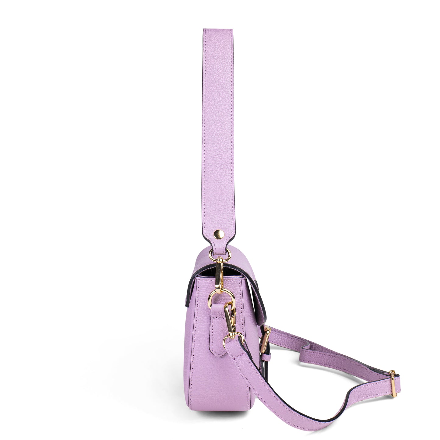 BORSA GRACE IN VERA PELLE LILLA