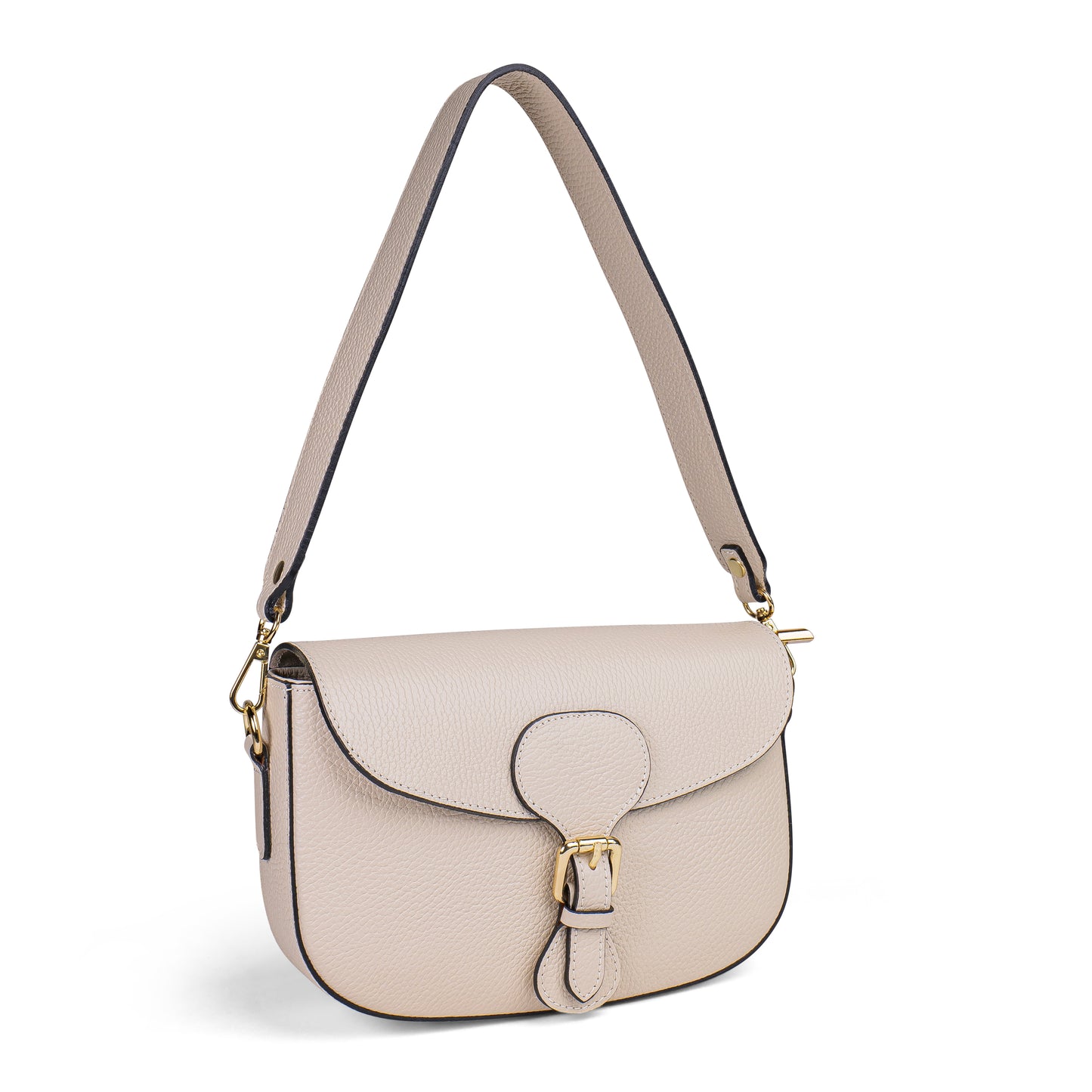 BORSA GRACE IN VERA PELLE BEIGE