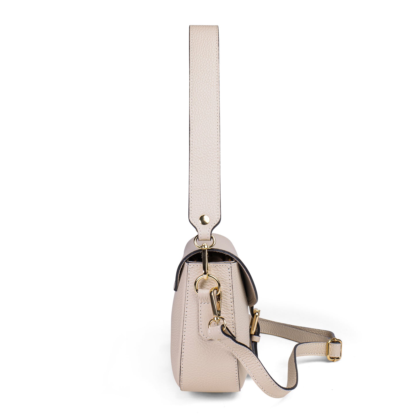 BORSA GRACE IN VERA PELLE BEIGE