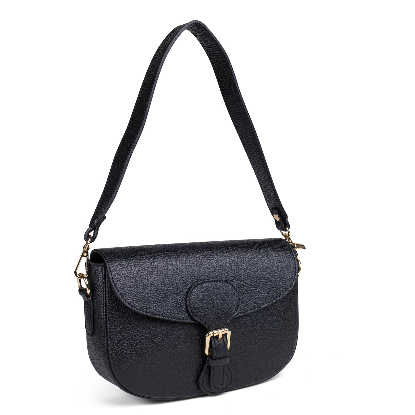 BORSA GRACE IN VERA PELLE NERO