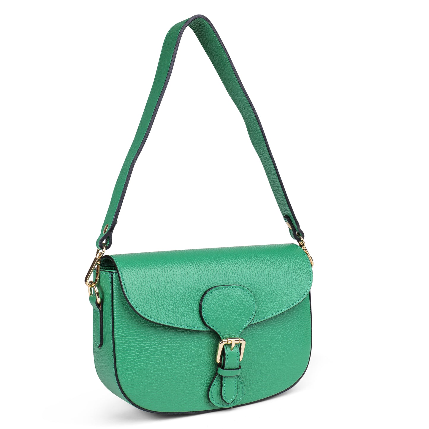 BORSA GRACE IN VERA PELLE VERDE