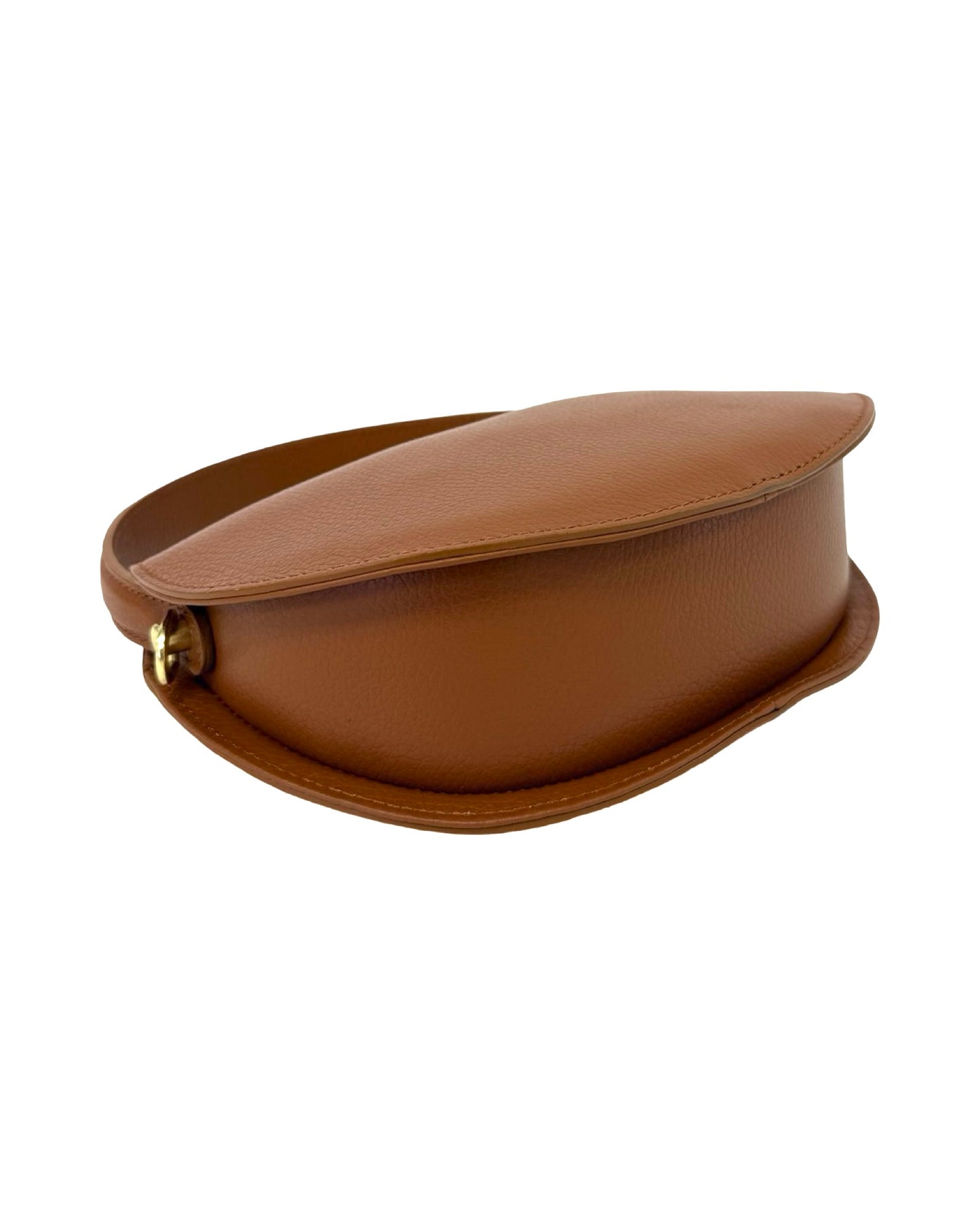 BORSA DIANA IN VERA PELLE CUOIO