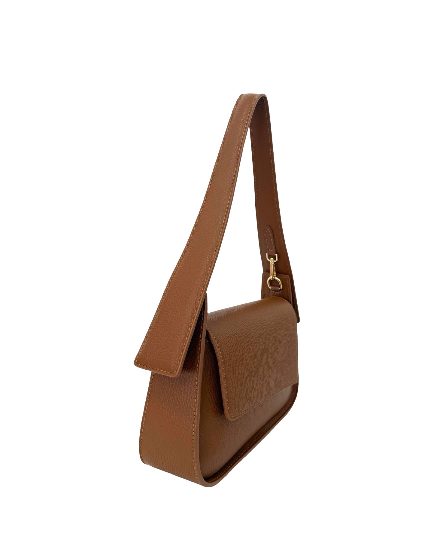 BORSA OLIVIA IN PELLE CUOIO