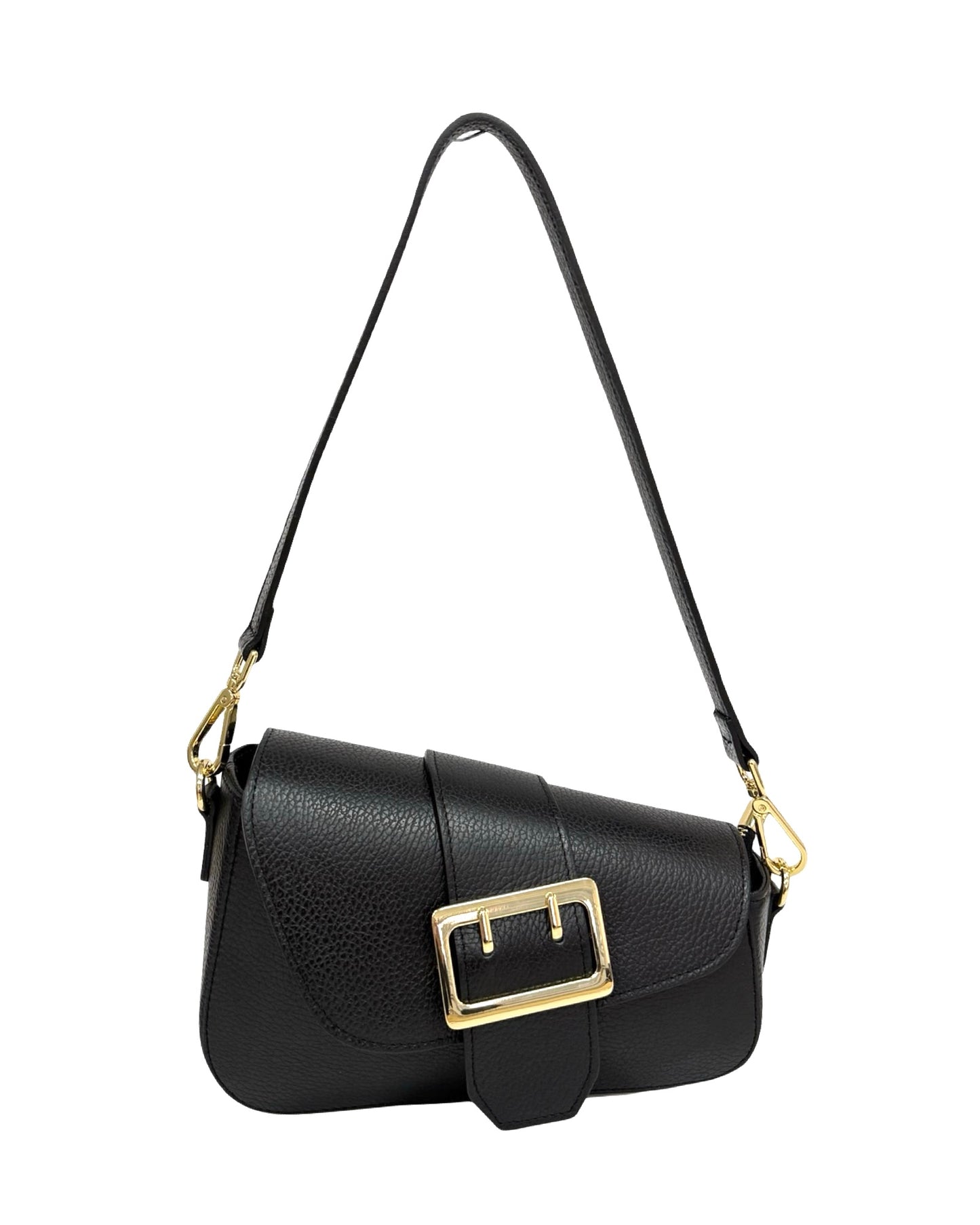 BORSA LAYLA VERA PELLE NERO
