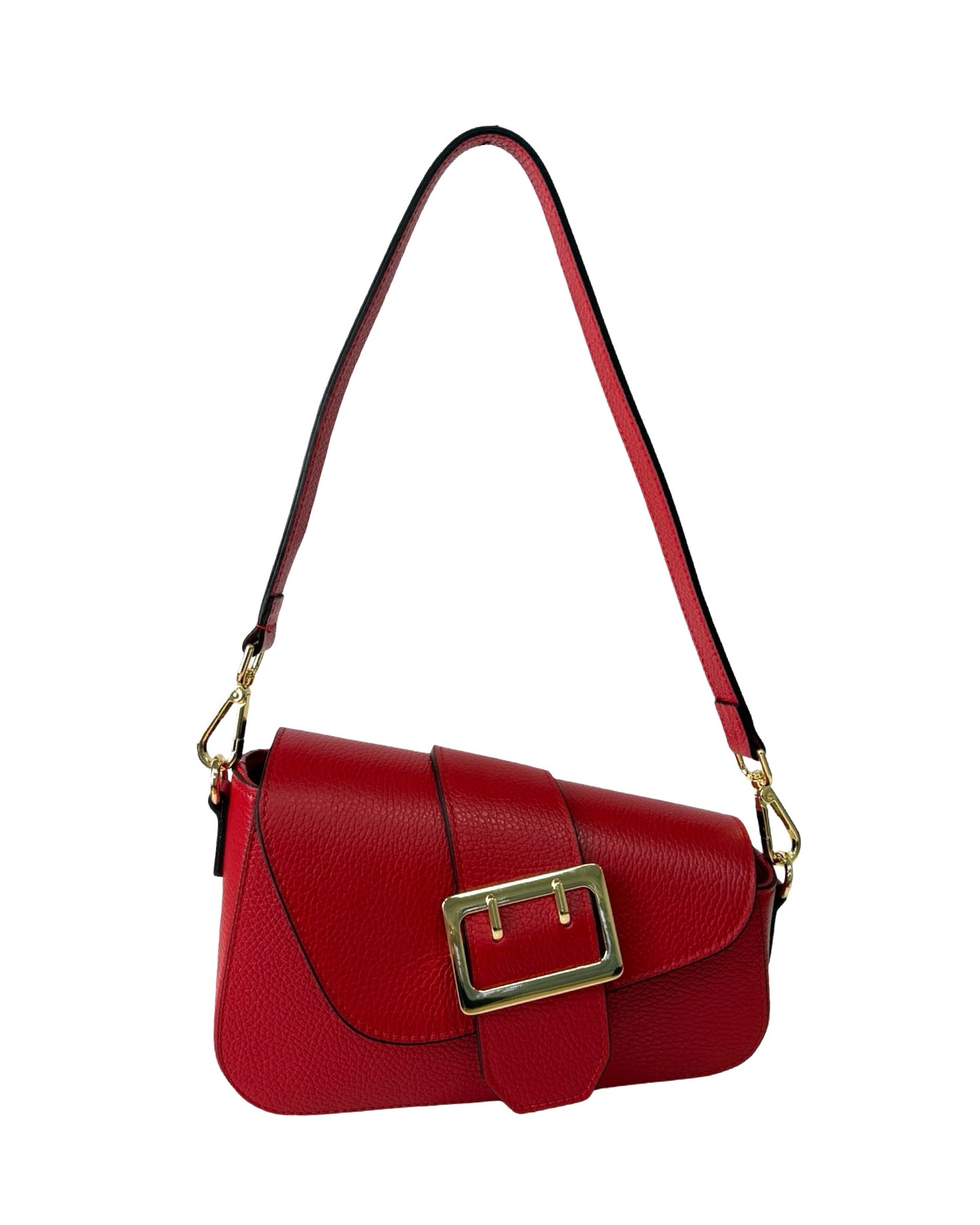 BORSA LAYLA VERA PELLE ROSSA