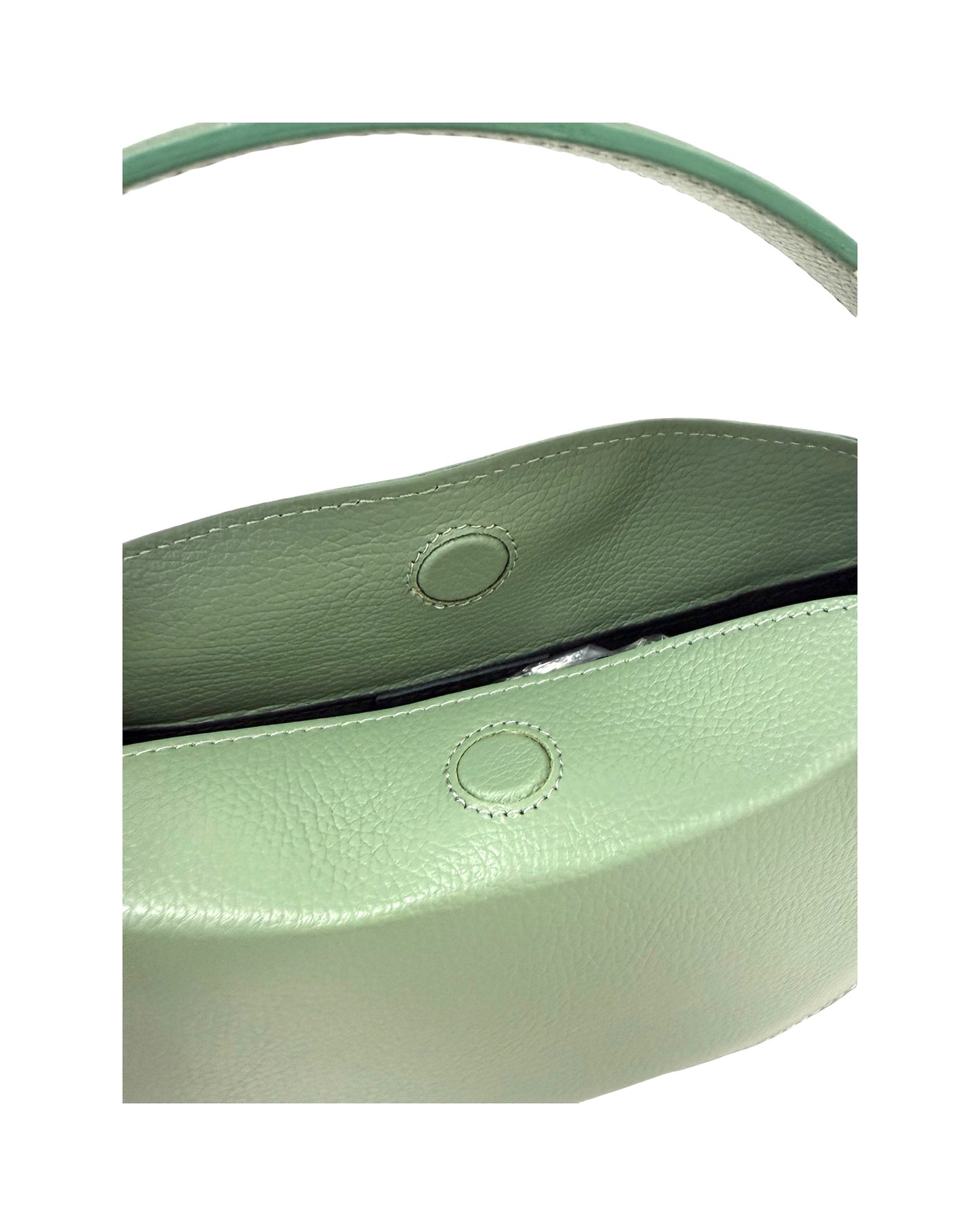 BORSA DIANA IN VERA PELLE VERDE MENTA