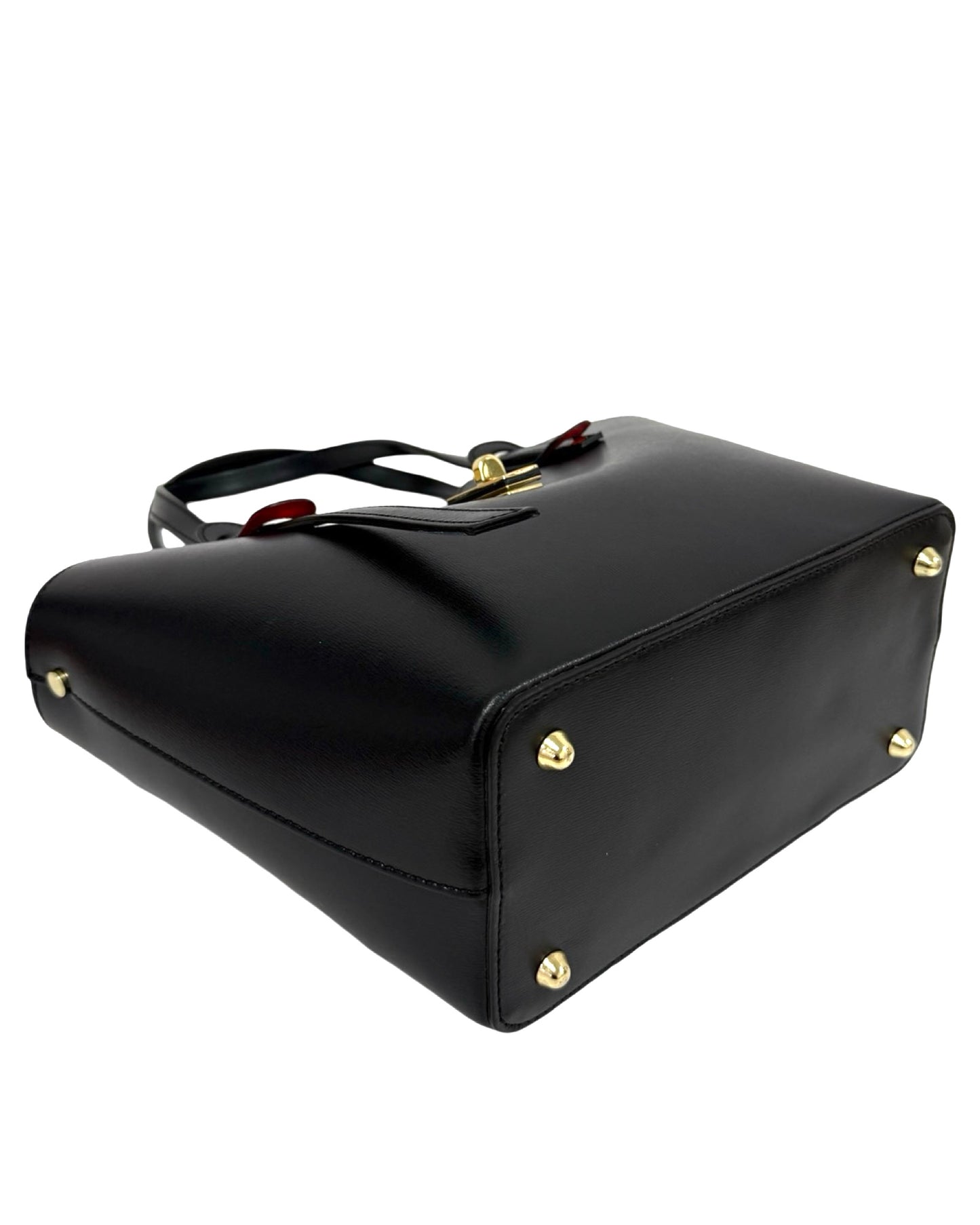 BORSA LEA VERA PELLE NERA