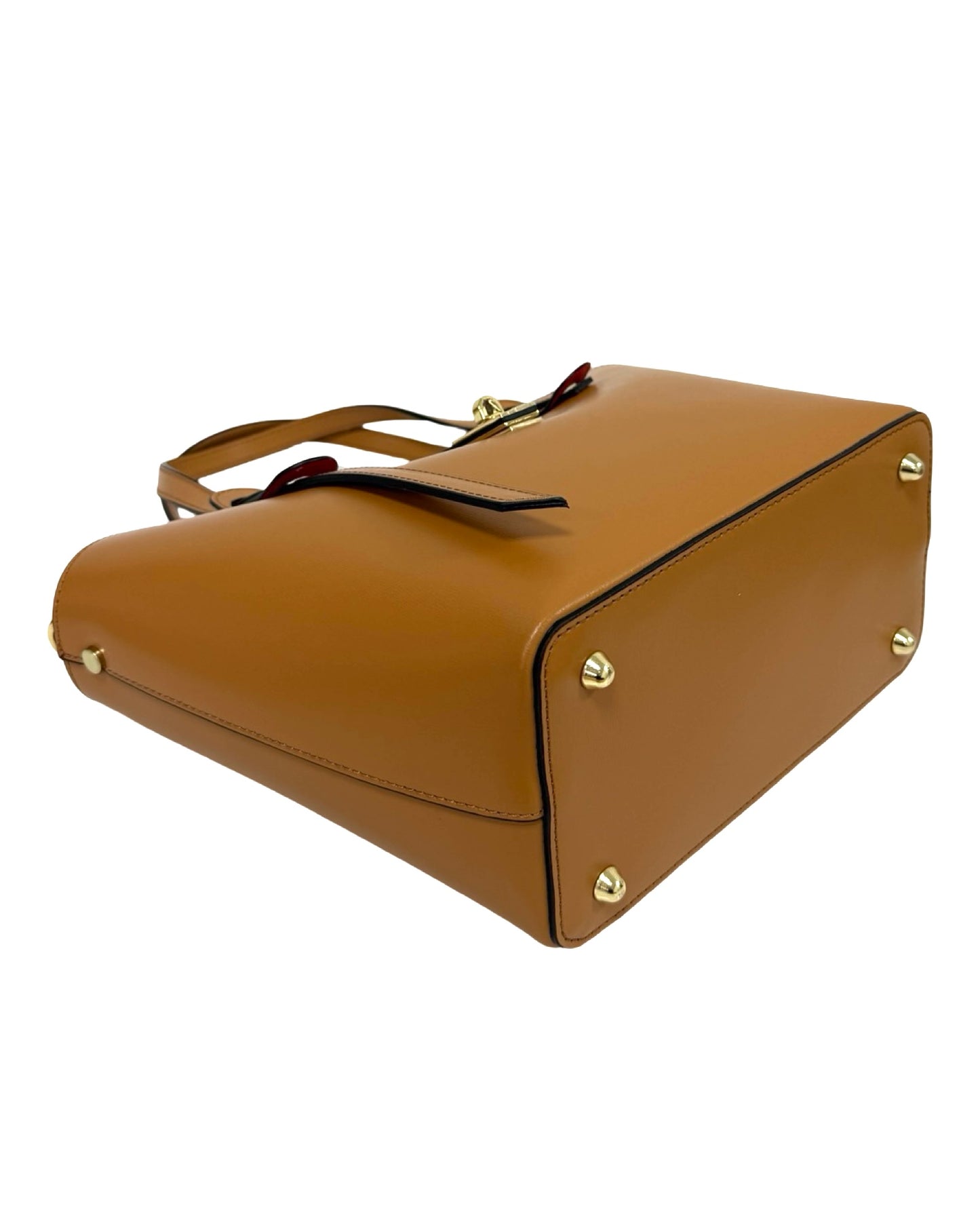BORSA LEA VERA PELLE CUOIO