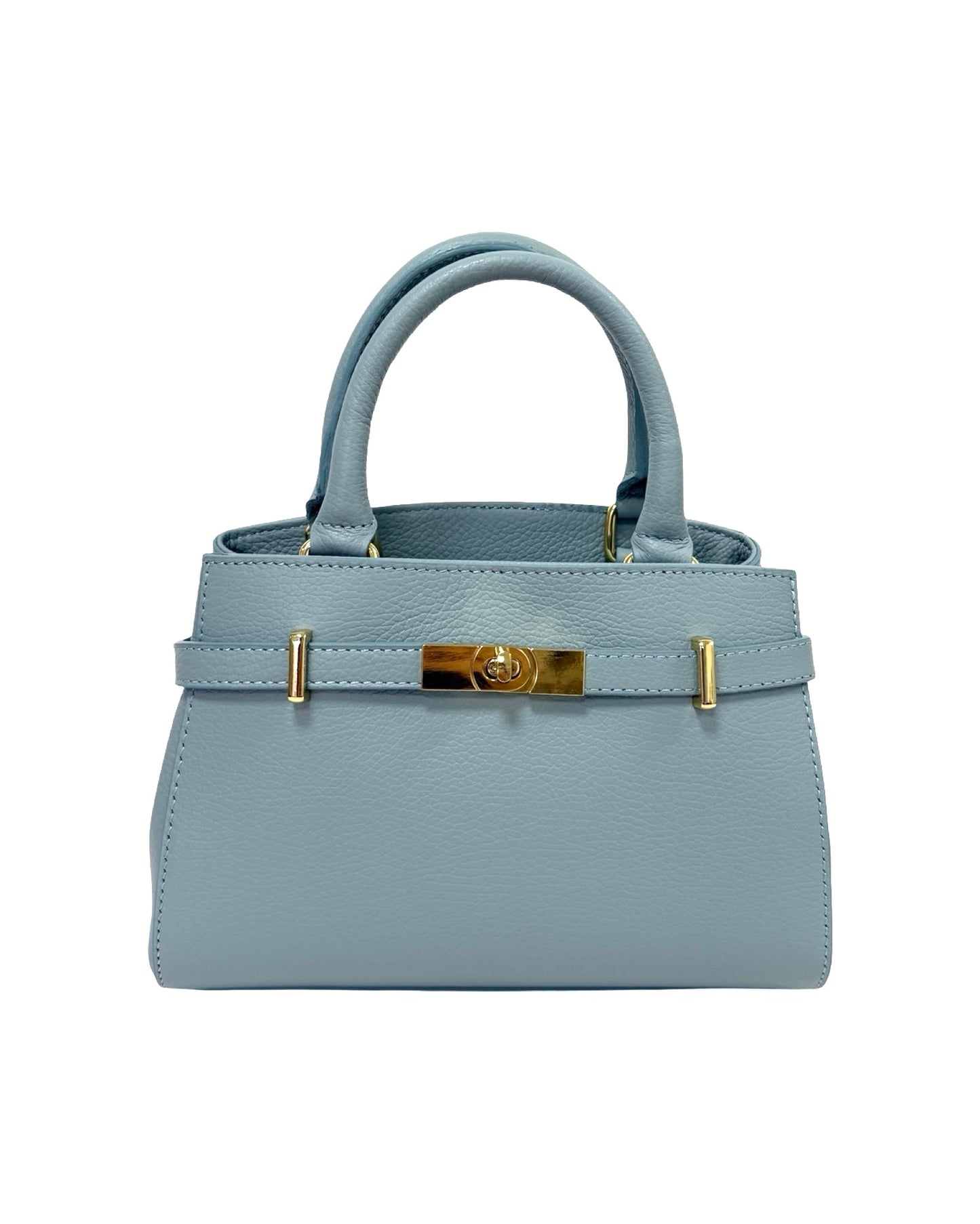 BORSA MARLEY IN VERA PELLE CELESTE