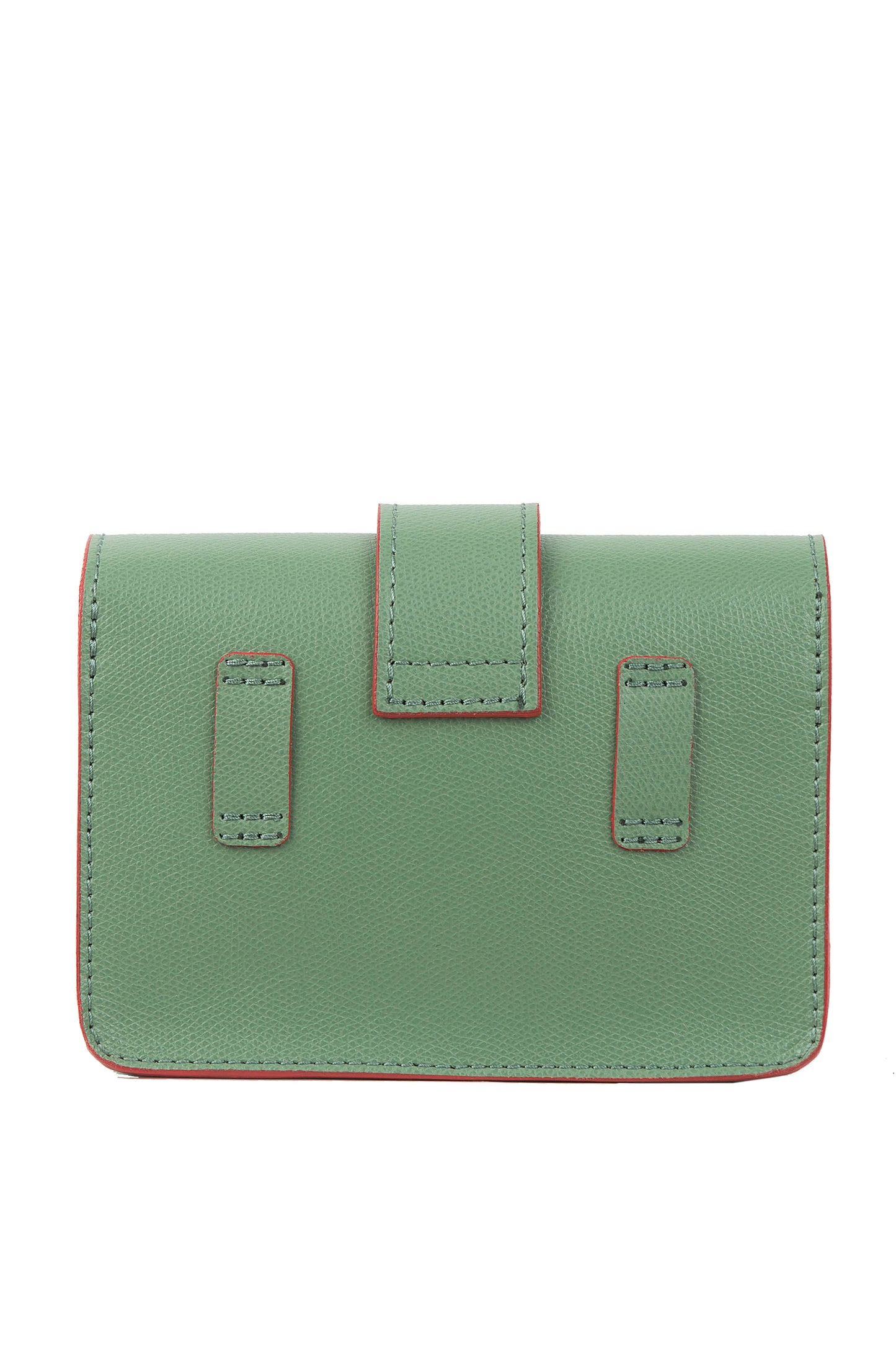 BORSA LUNA IN PELLE VERDE