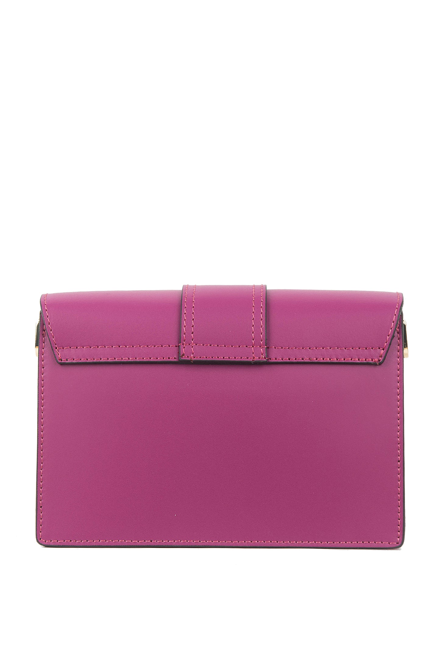 BORSA IVY IN PELLE SPAZZOLATA MAGENTA