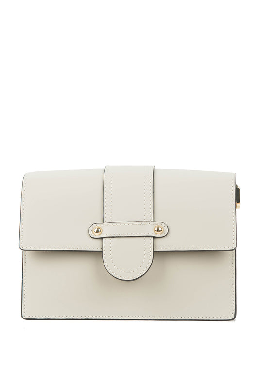 BORSA IVY IN PELLE SPAZZOLATA BEIGE