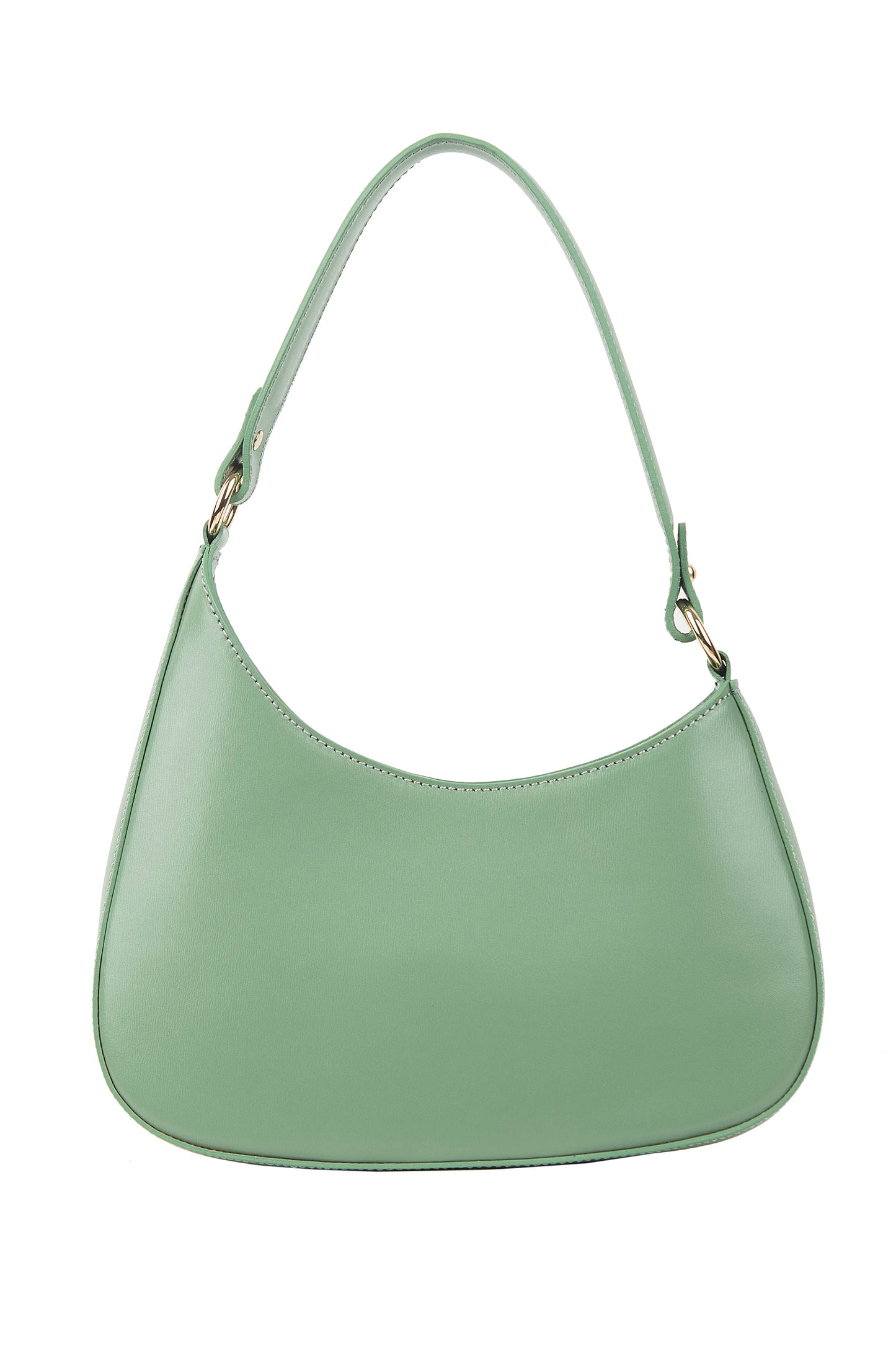 BORSA ELLE IN PELLE VERDE MENTA