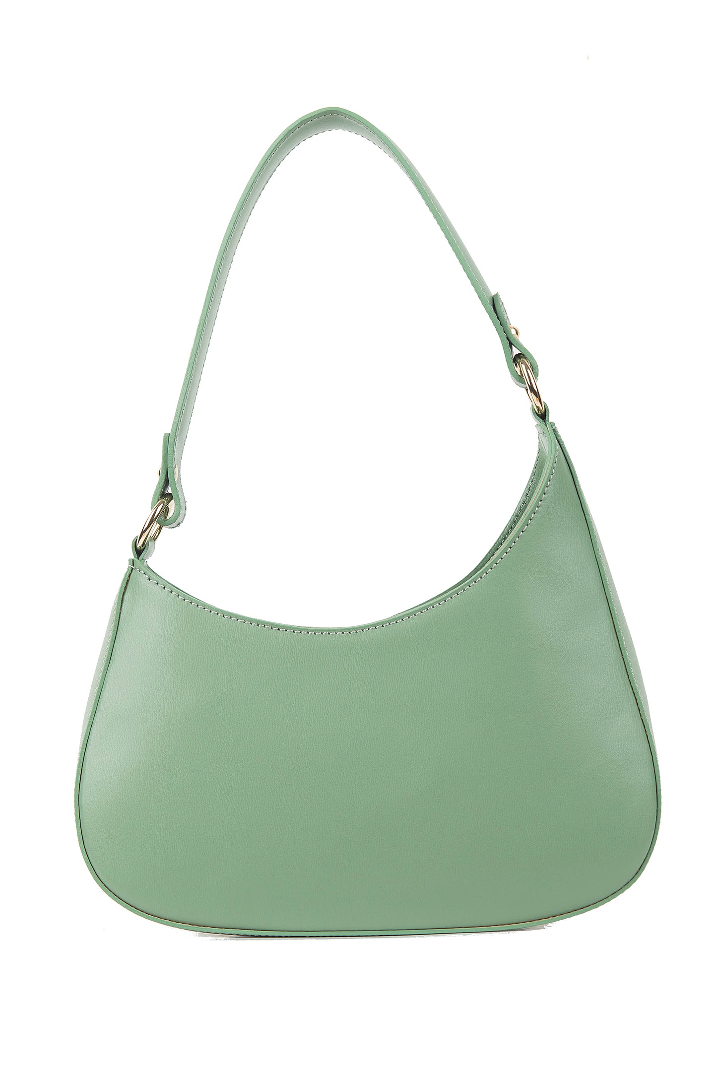 BORSA ELLE IN PELLE VERDE MENTA