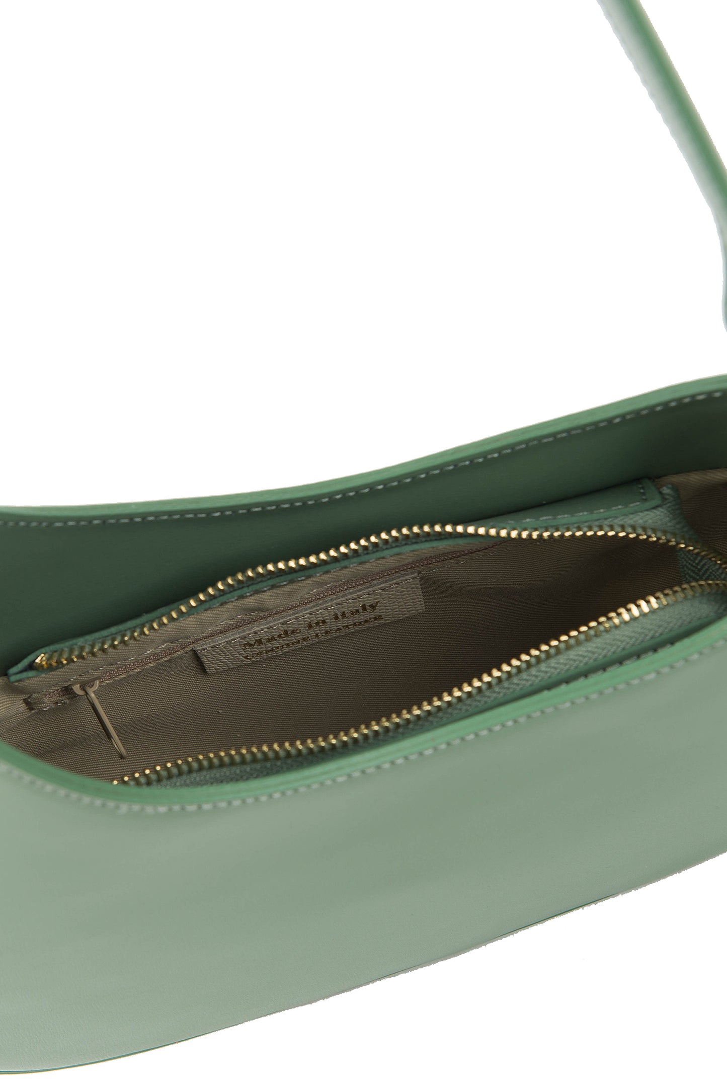 BORSA ELLE IN PELLE VERDE MENTA