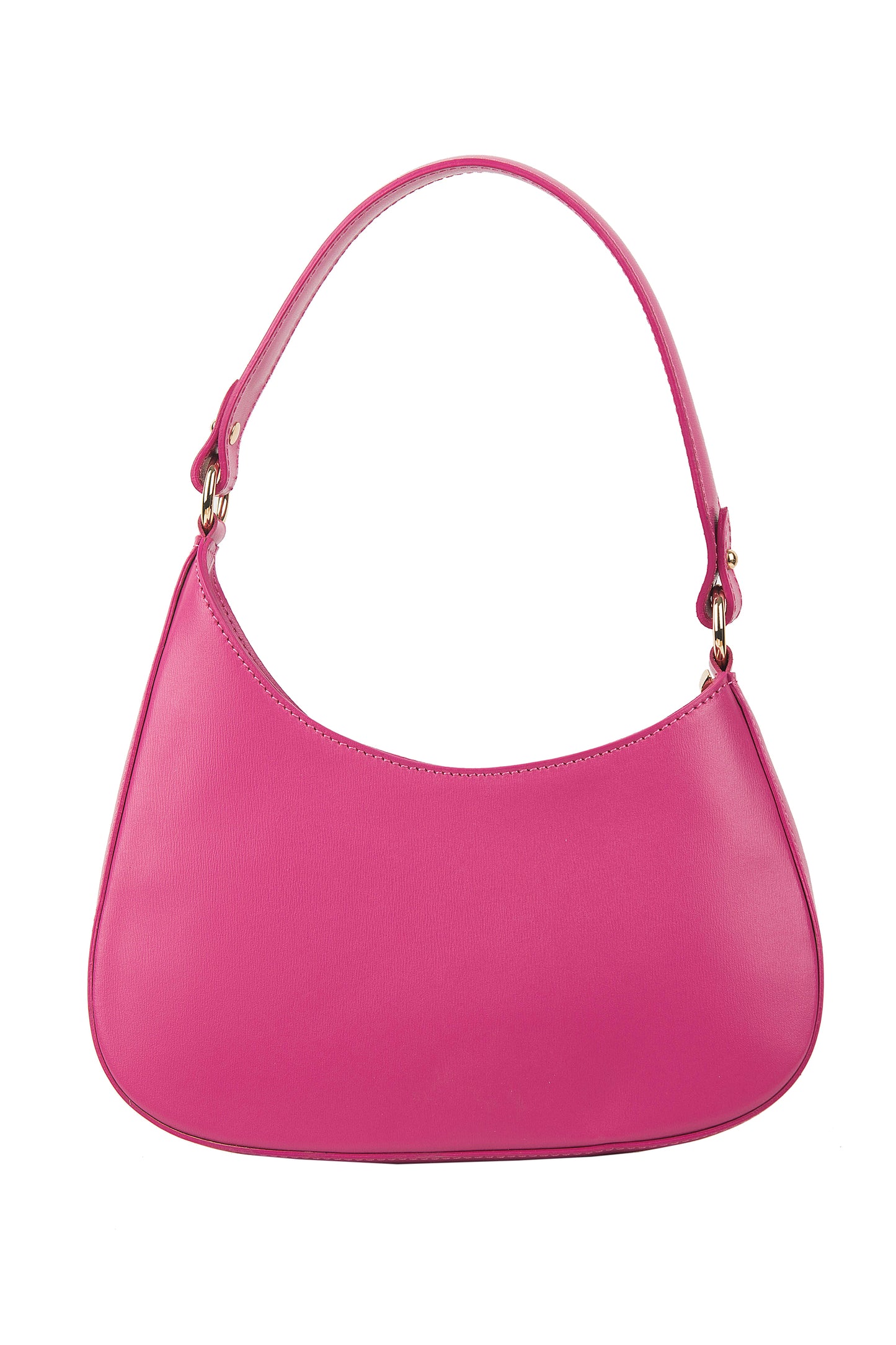 BORSA ELLE IN PELLE FUCSIA