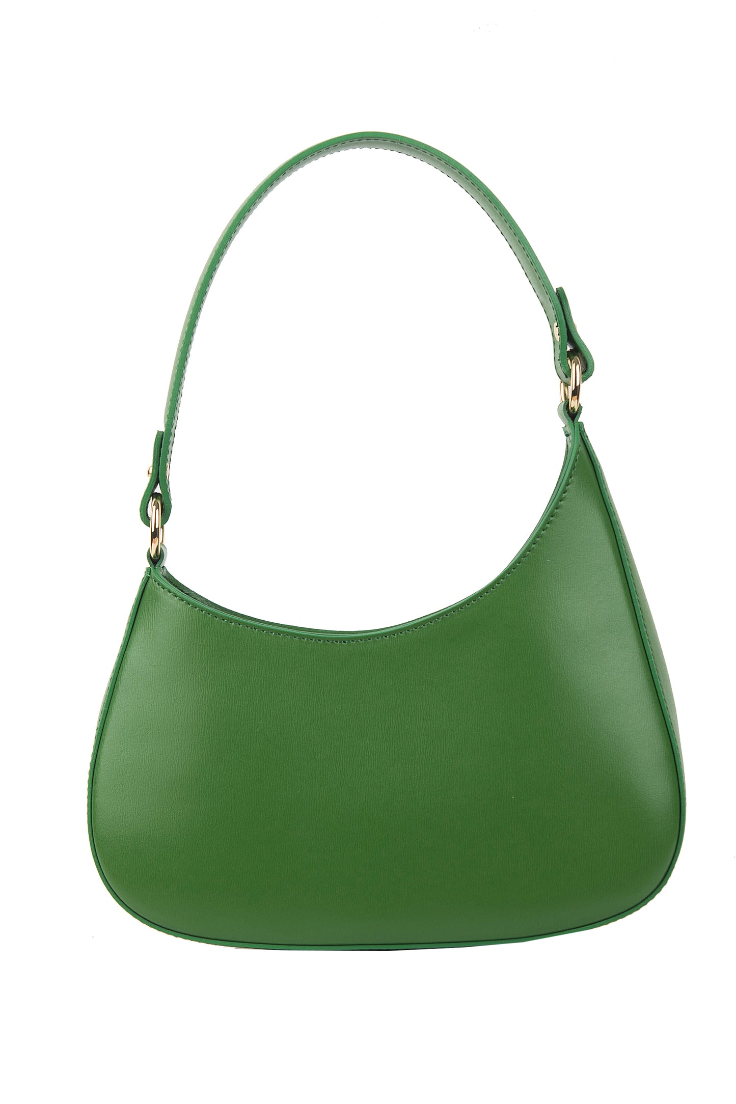 BORSA ELLE IN PELLE VERDE BOSCO