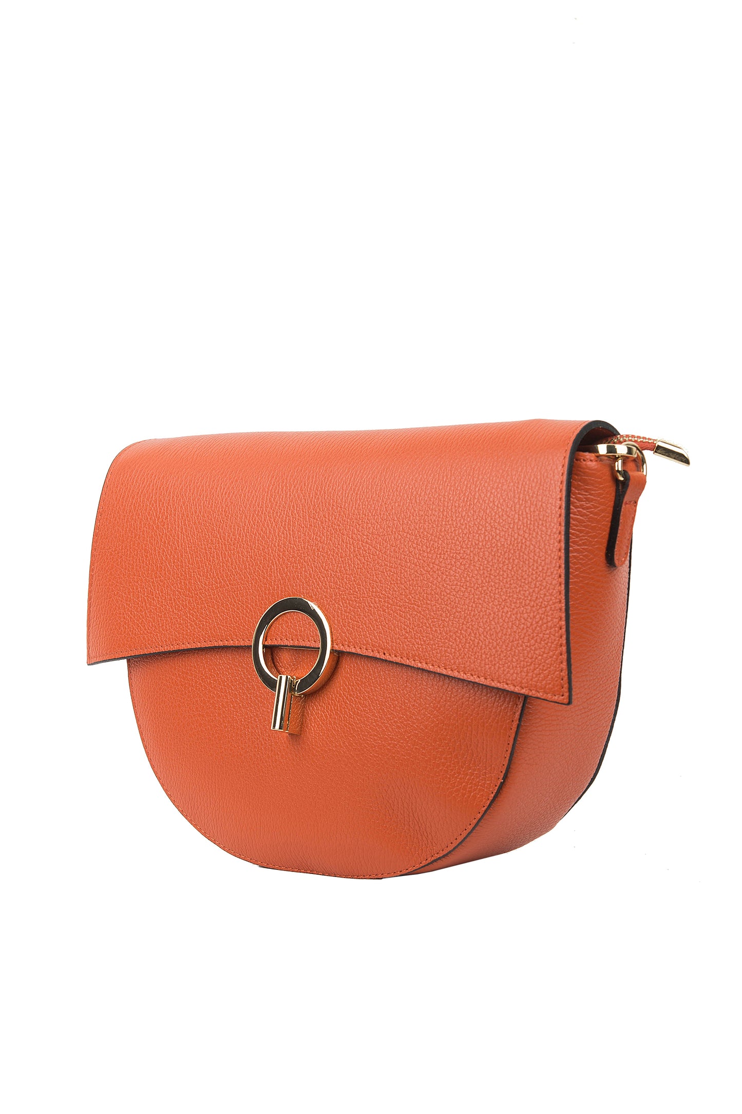 BORSA STELLA IN PELLE ARANCIONE