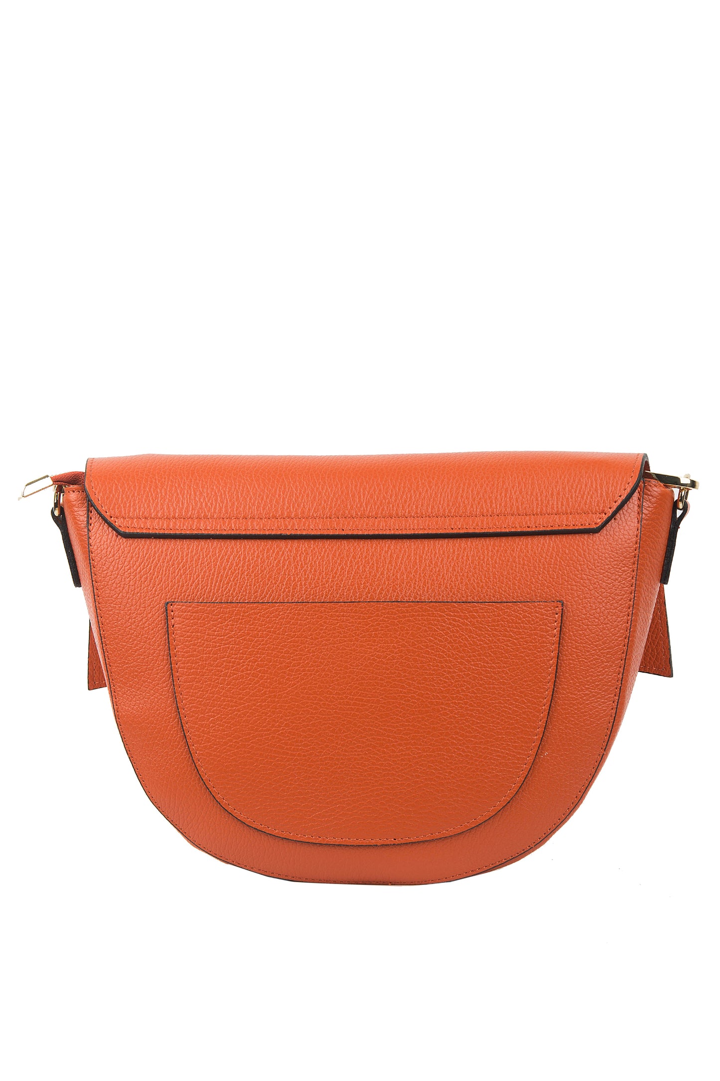 BORSA STELLA IN PELLE ARANCIONE