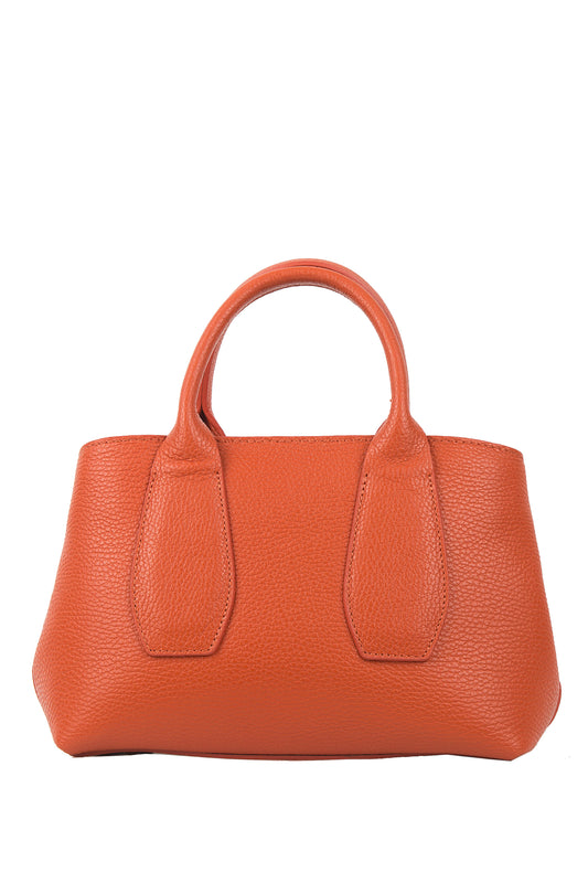 BORSA LILY IN PELLE ARANCIONE