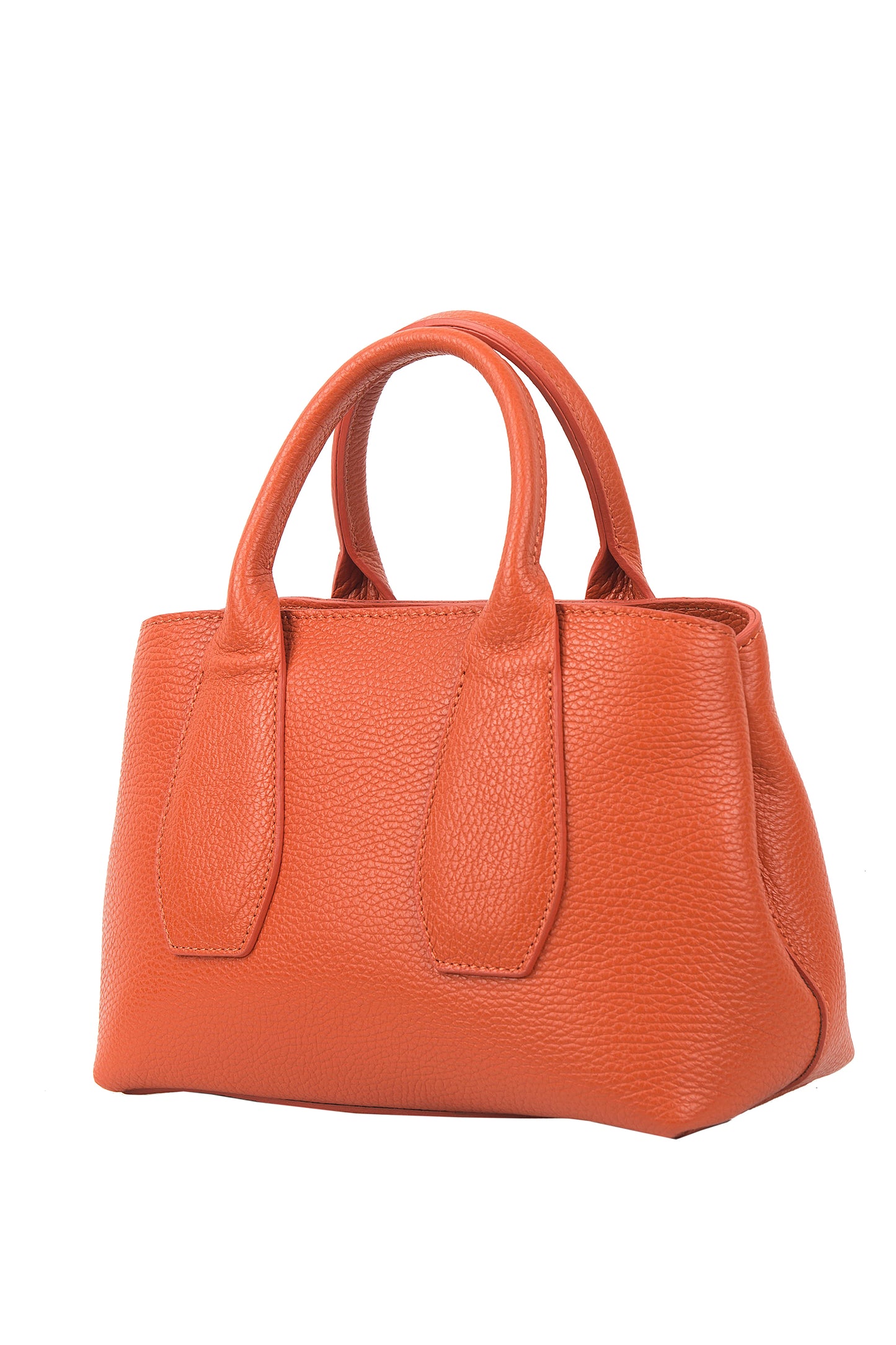 BORSA LILY IN PELLE ARANCIONE