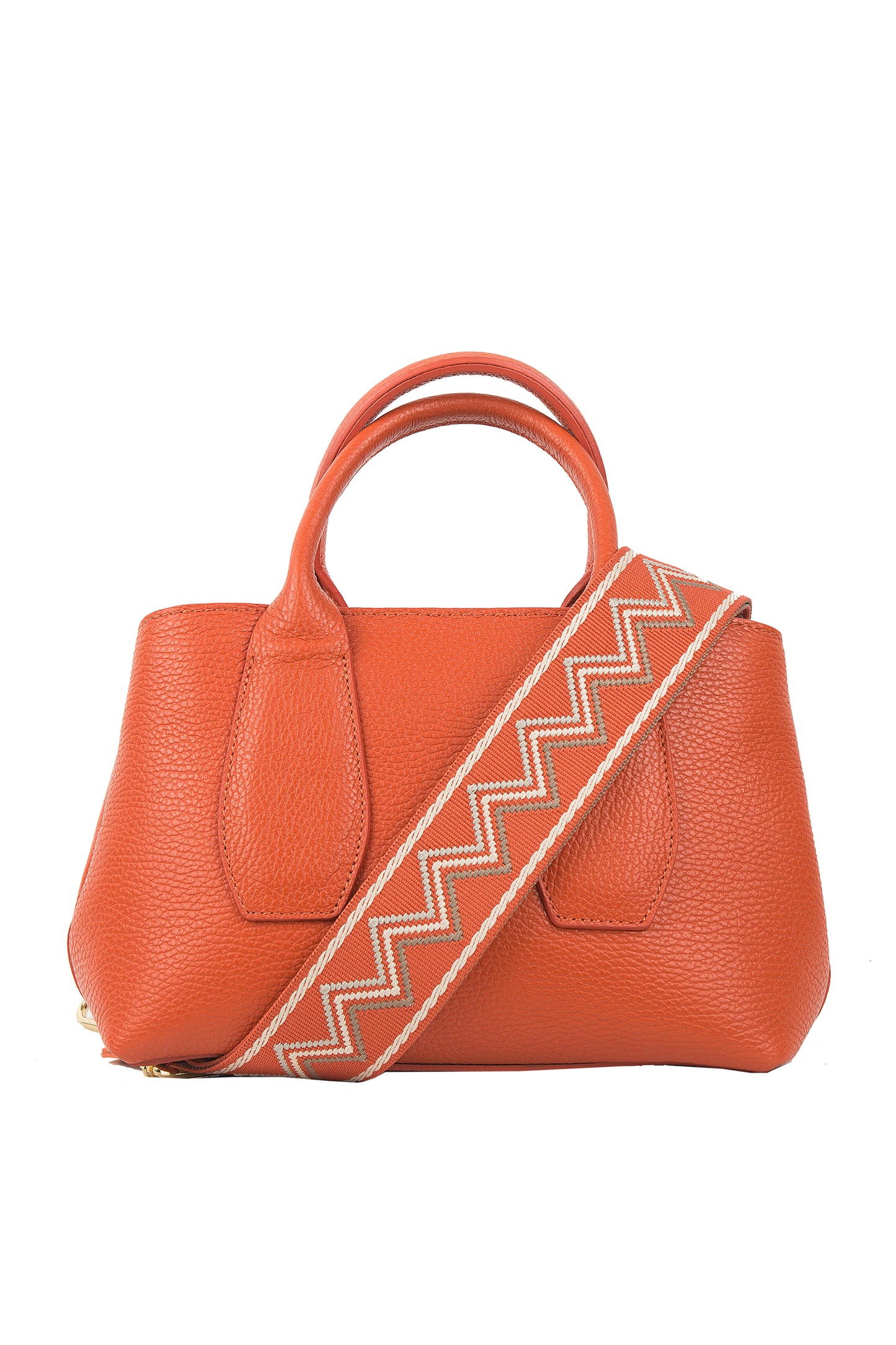 BORSA LILY IN PELLE ARANCIONE