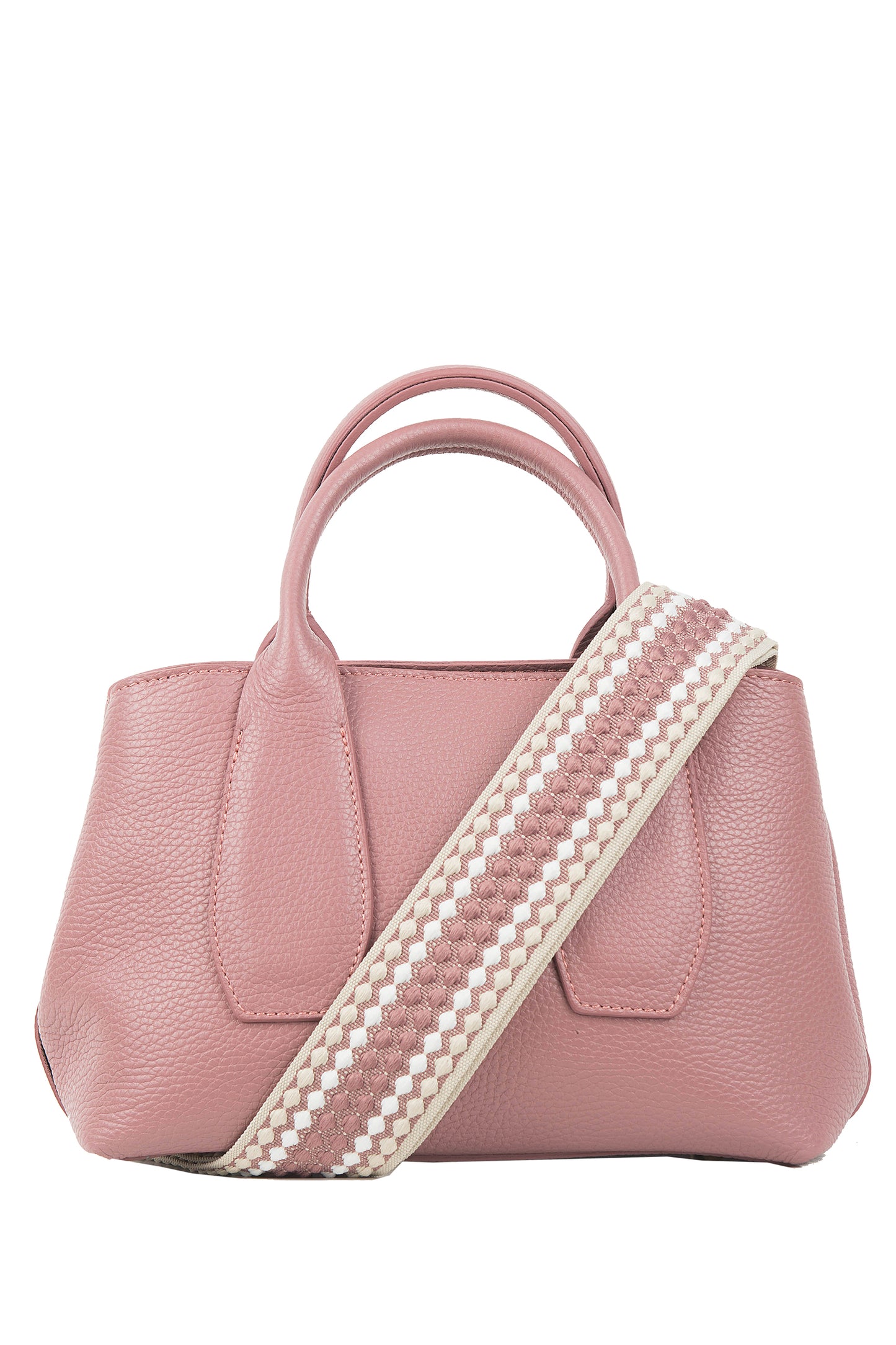 BORSA LILY IN PELLE ROSA CIPRIA