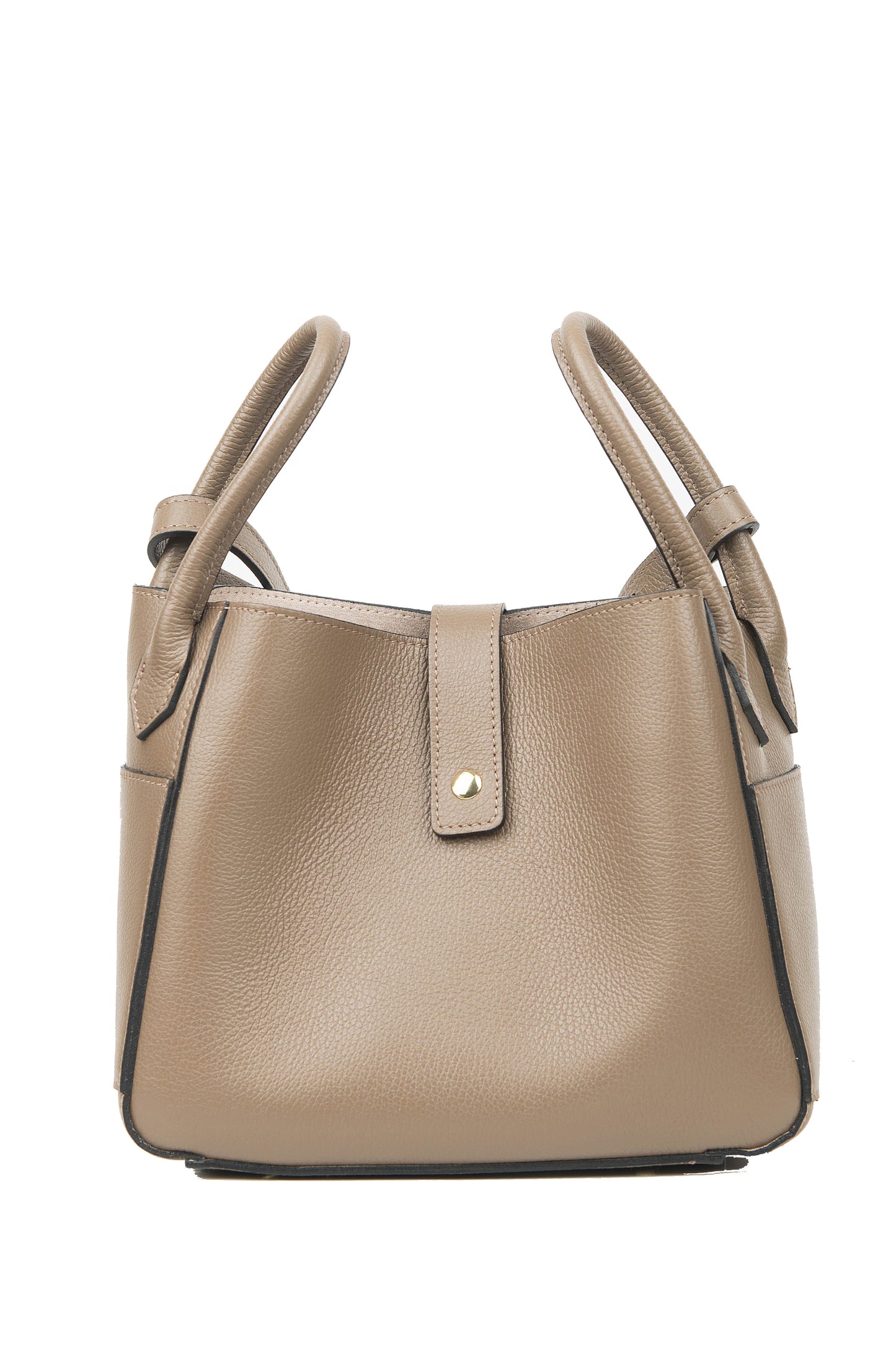 BORSA ZOE IN PELLE TAUPE