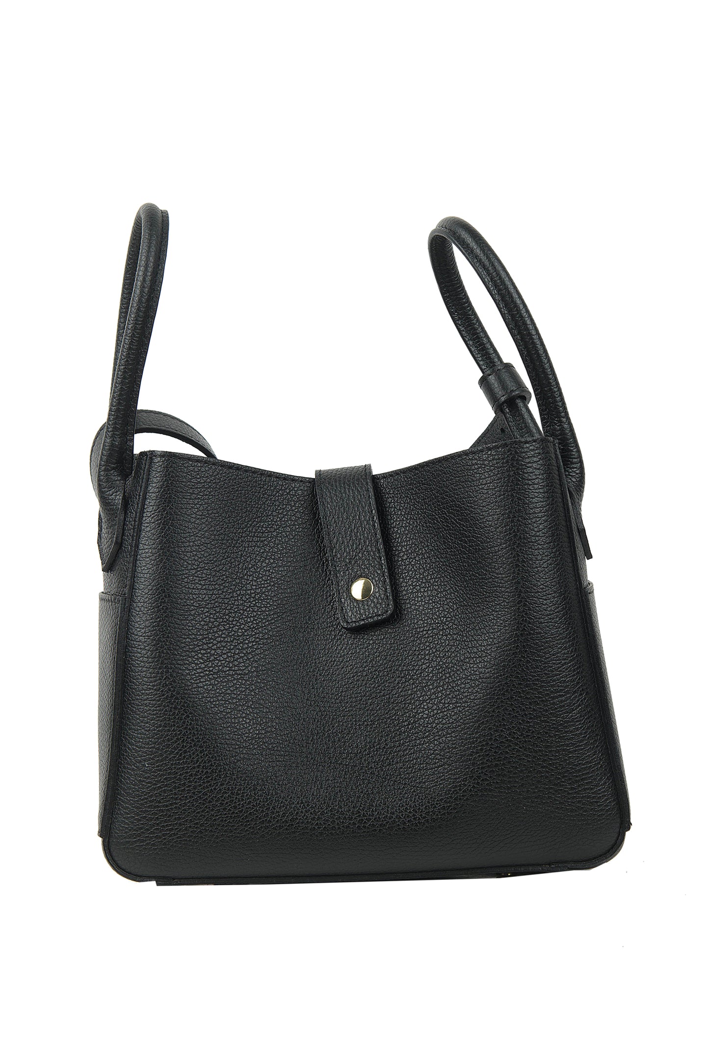 BORSA ZOE IN PELLE NERA