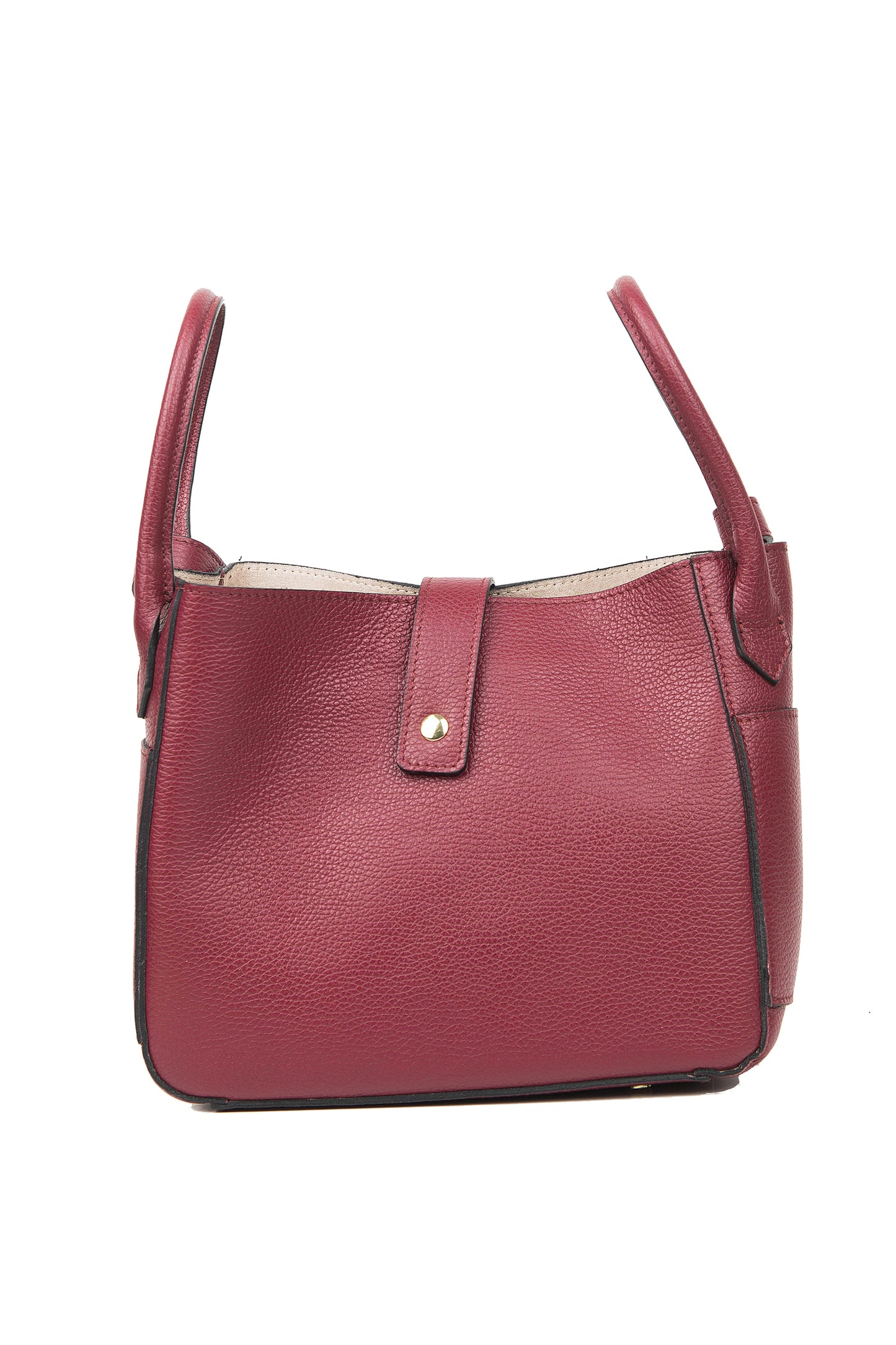 BORSA ZOE IN PELLE BORDEAUX