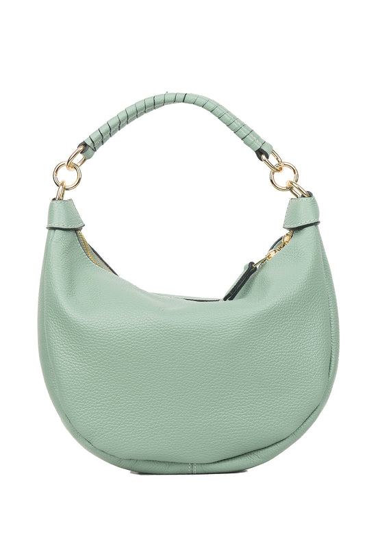 BORSA MIA IN PELLE VERDE MENTA