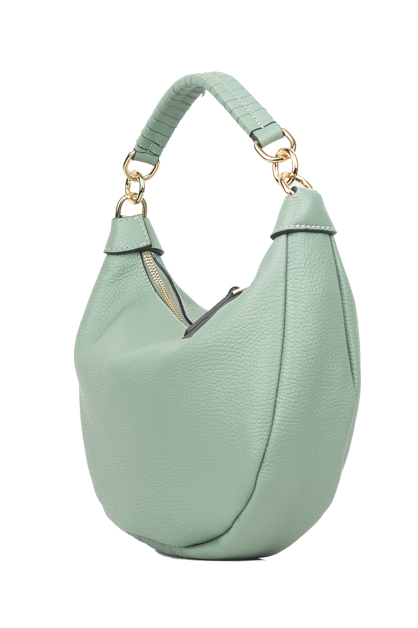 BORSA MIA IN PELLE VERDE MENTA