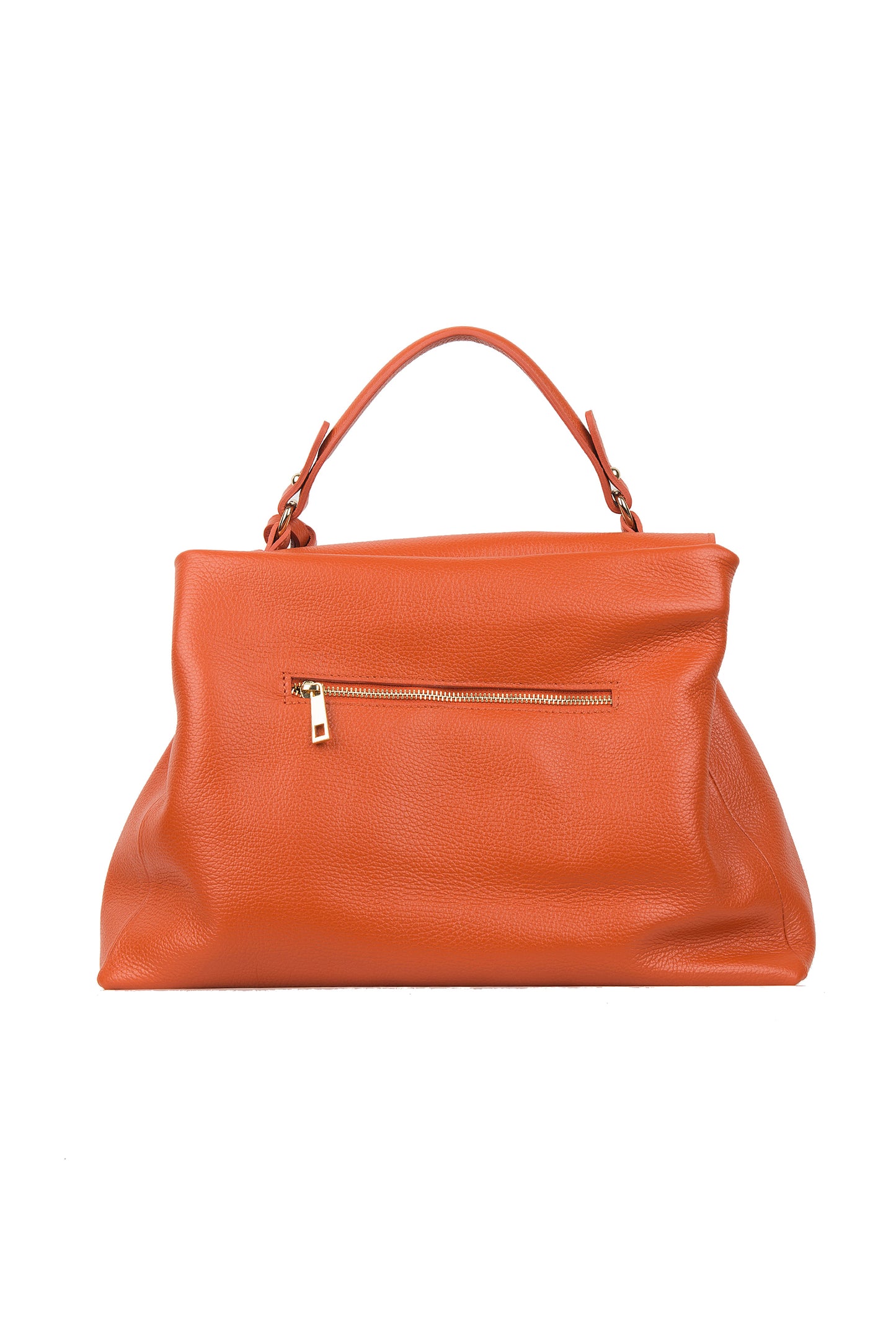 BORSA EMILY IN PELLE ARANCIONE